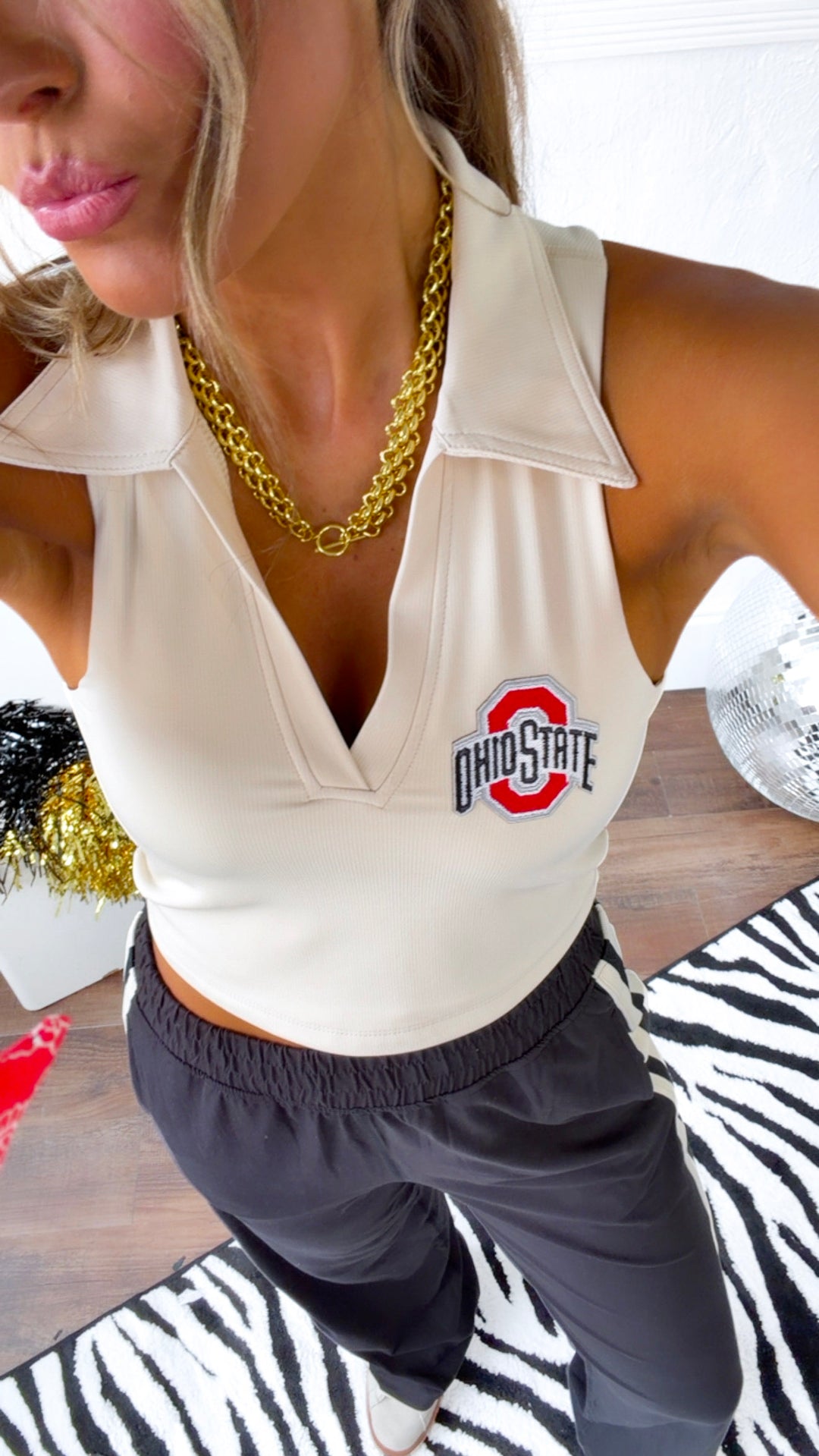 Simple Spirit Cropped Top, Oatmeal