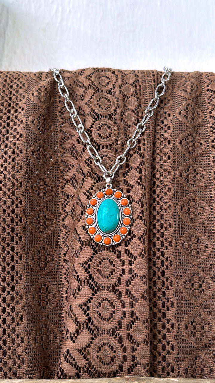 15" Turquoise Necklace