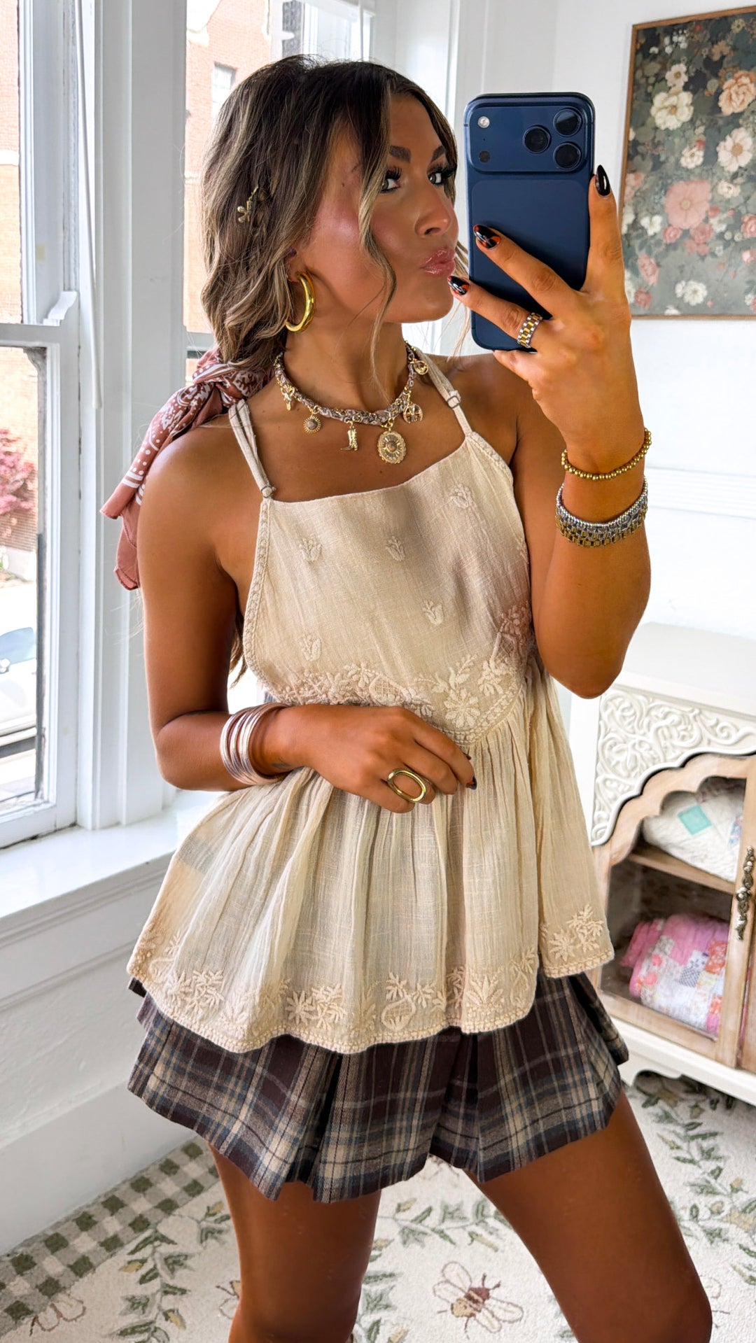 Juliette Tank Top, Almond