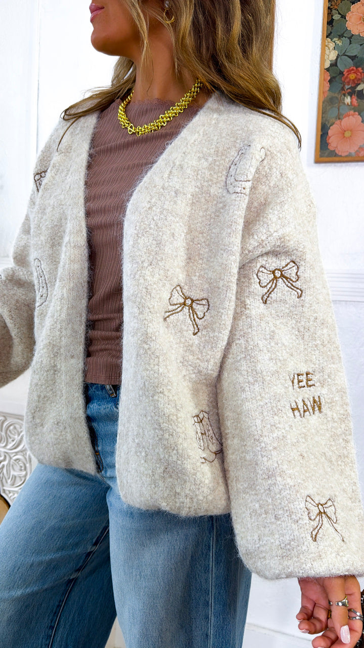 Best In Me Knit Cardigan, Oatmeal