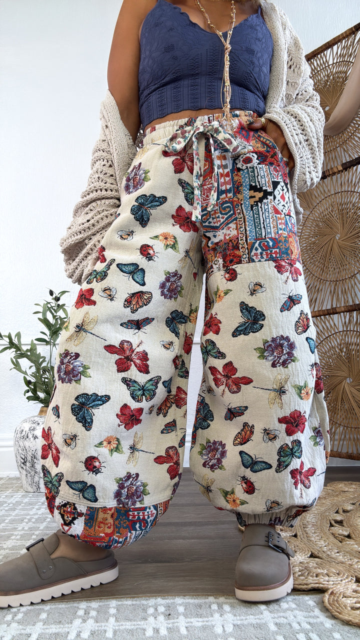 Butterfly Fields Jogger, Natural/Multi
