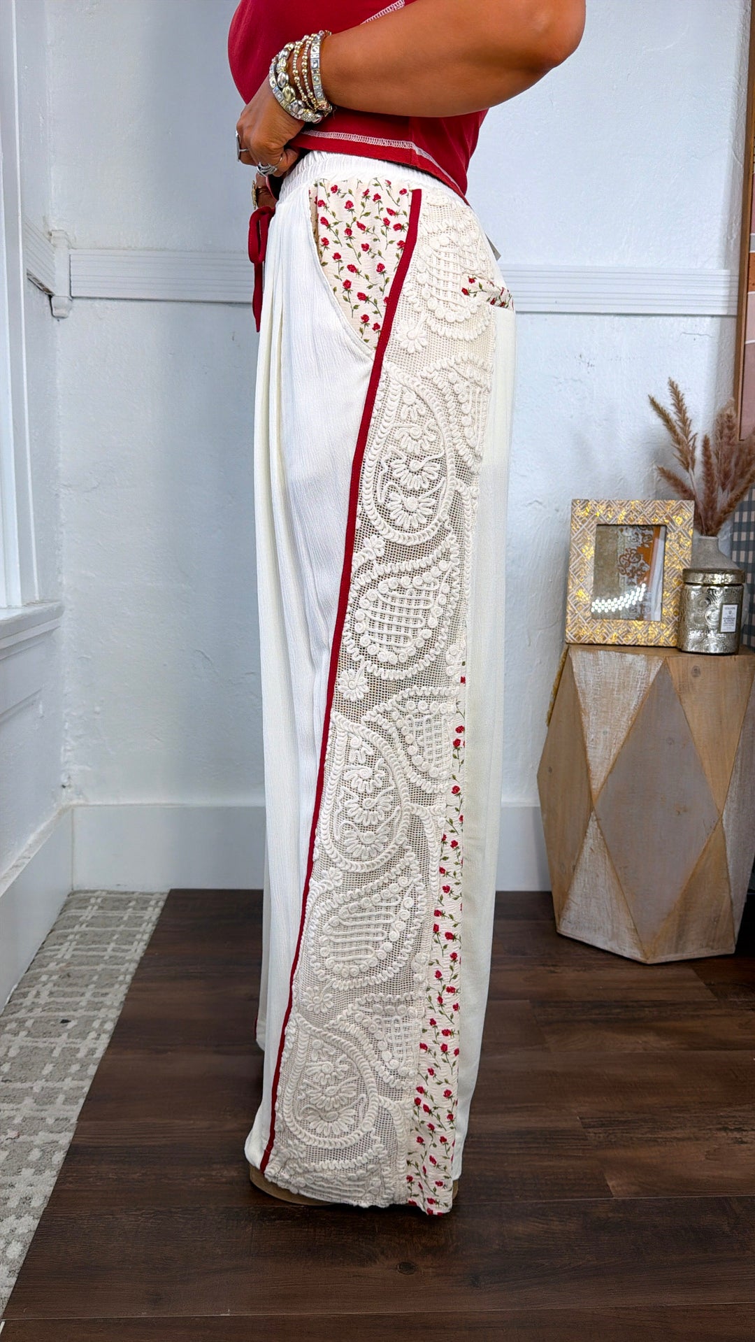 Evening Sol Relaxed Pant, Cream