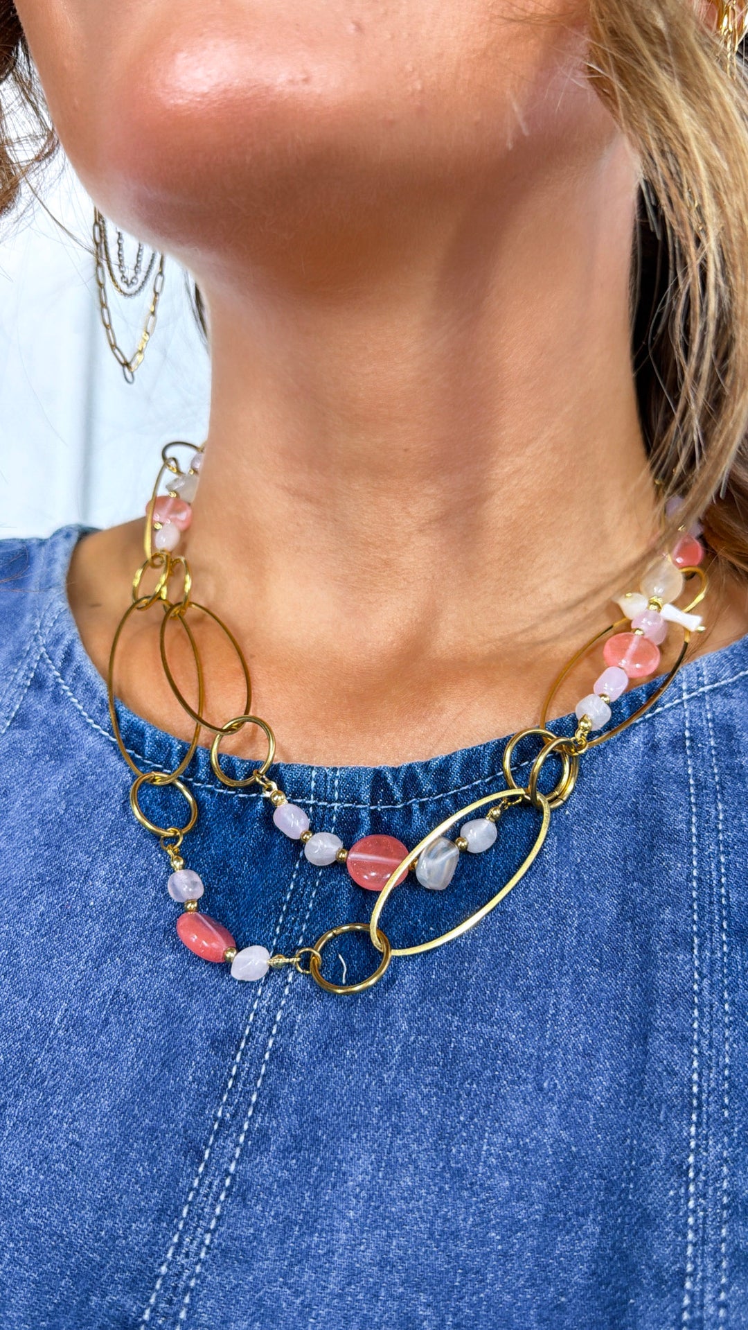 Blush Loops Necklace