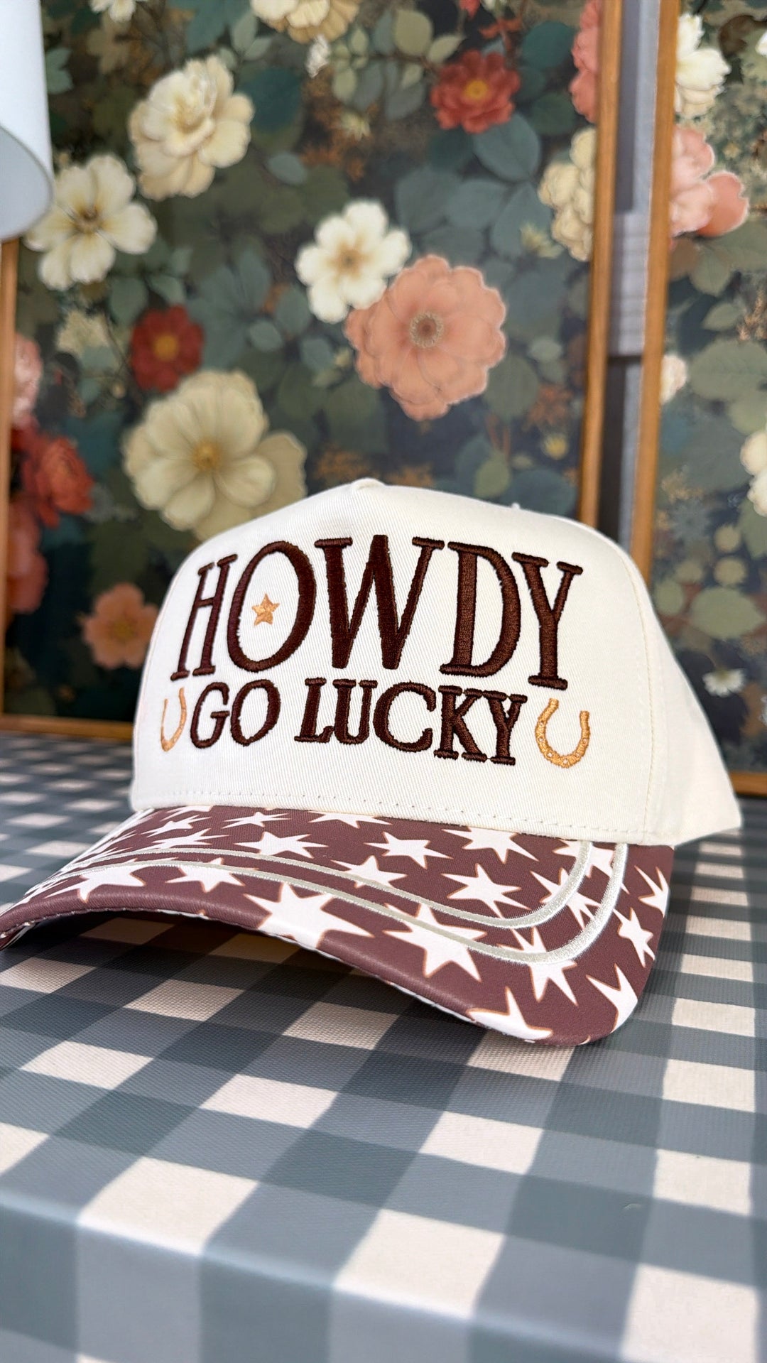 Howdy Go Lucky Star Trucker Hat
