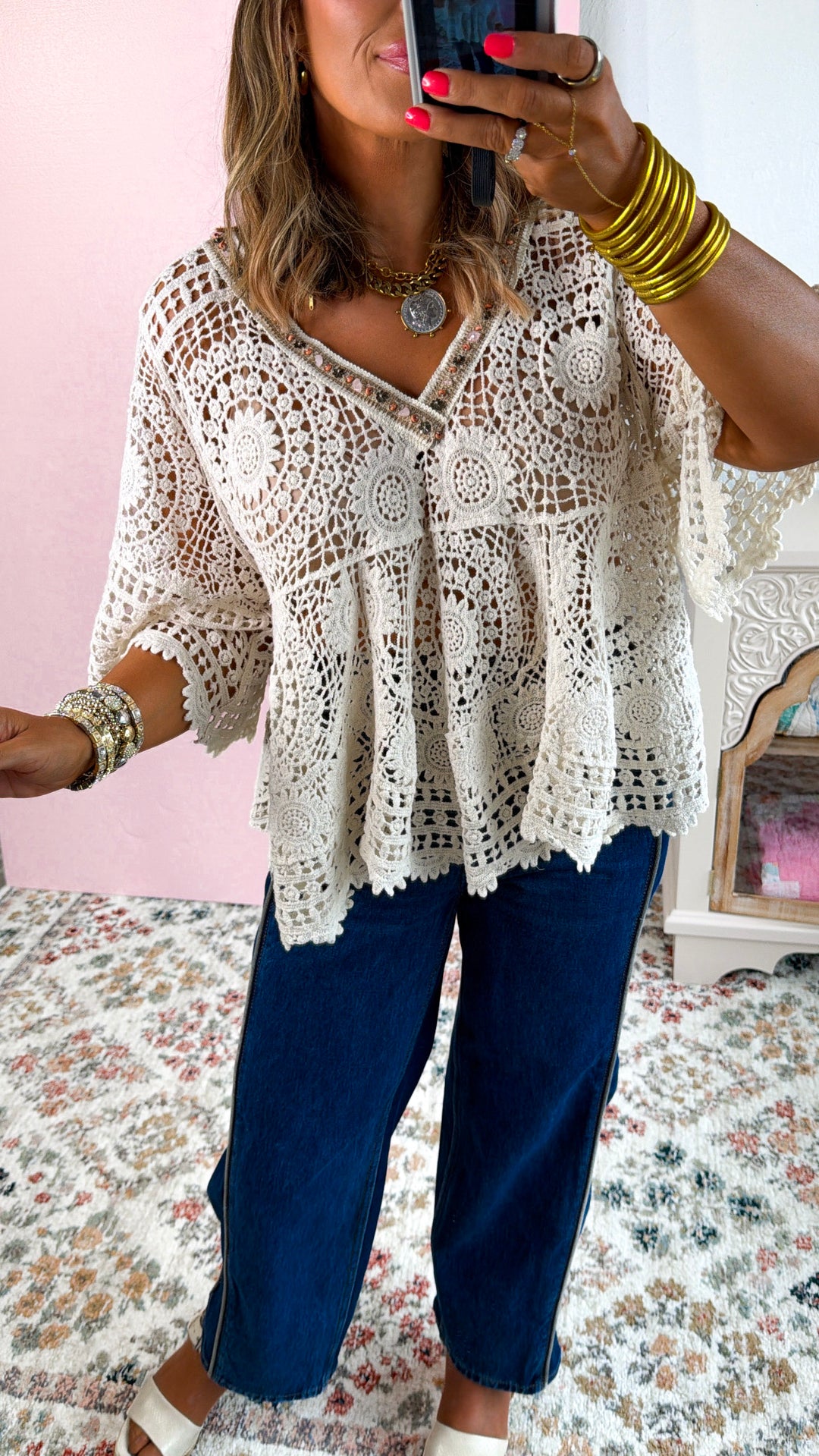 Sage & Sun Knit Top, Natural