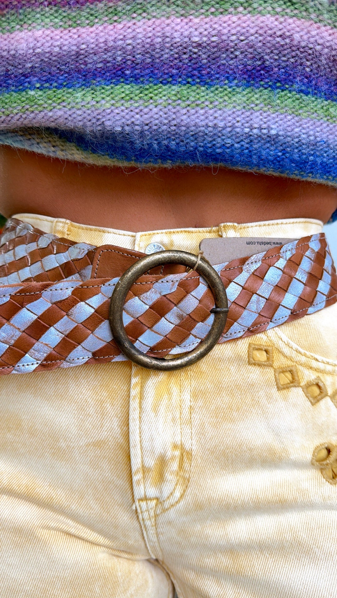 Bedstu Dreamweaver Belt, Tan Nectar Lux