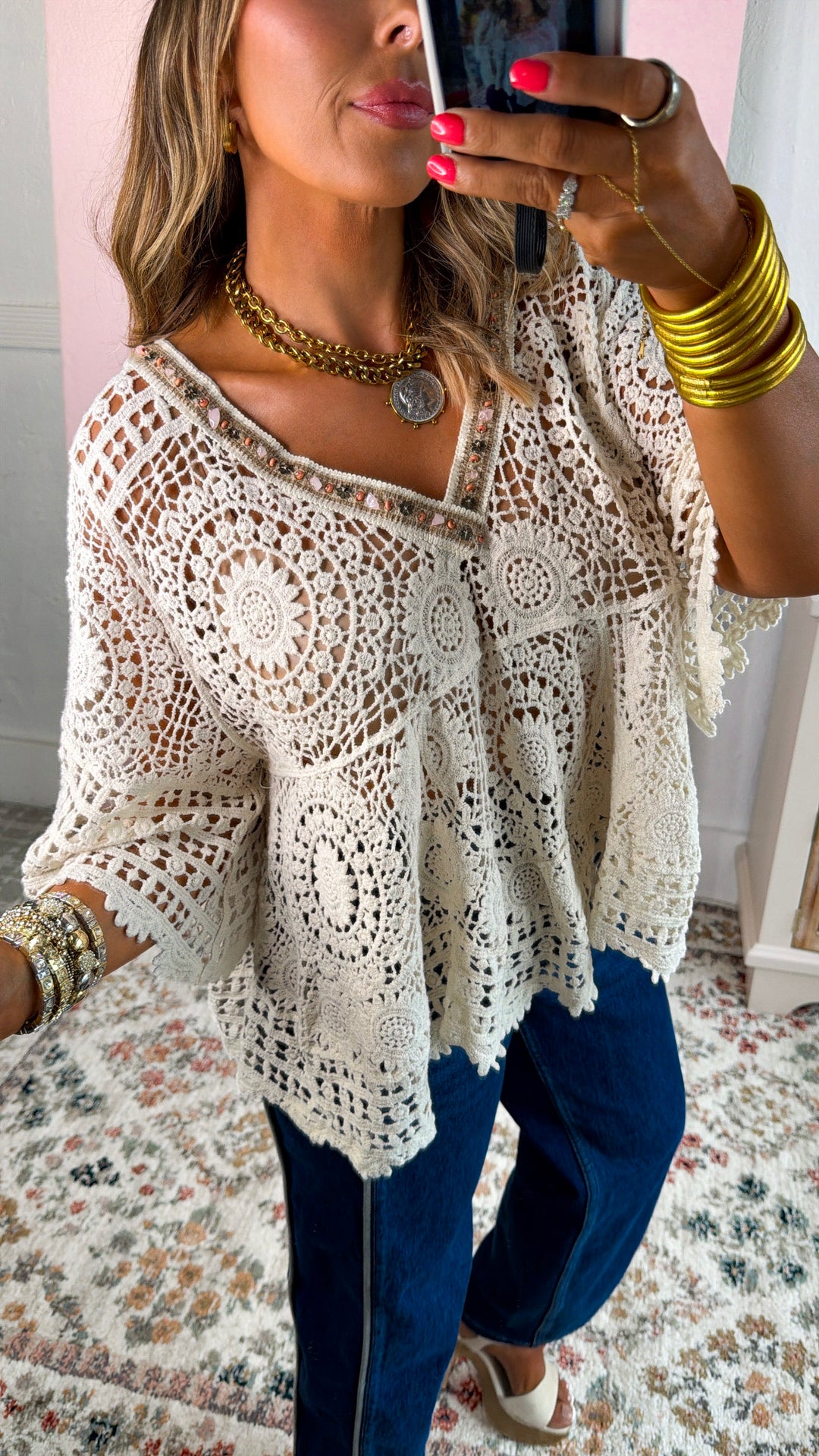 Sage & Sun Knit Top, Natural