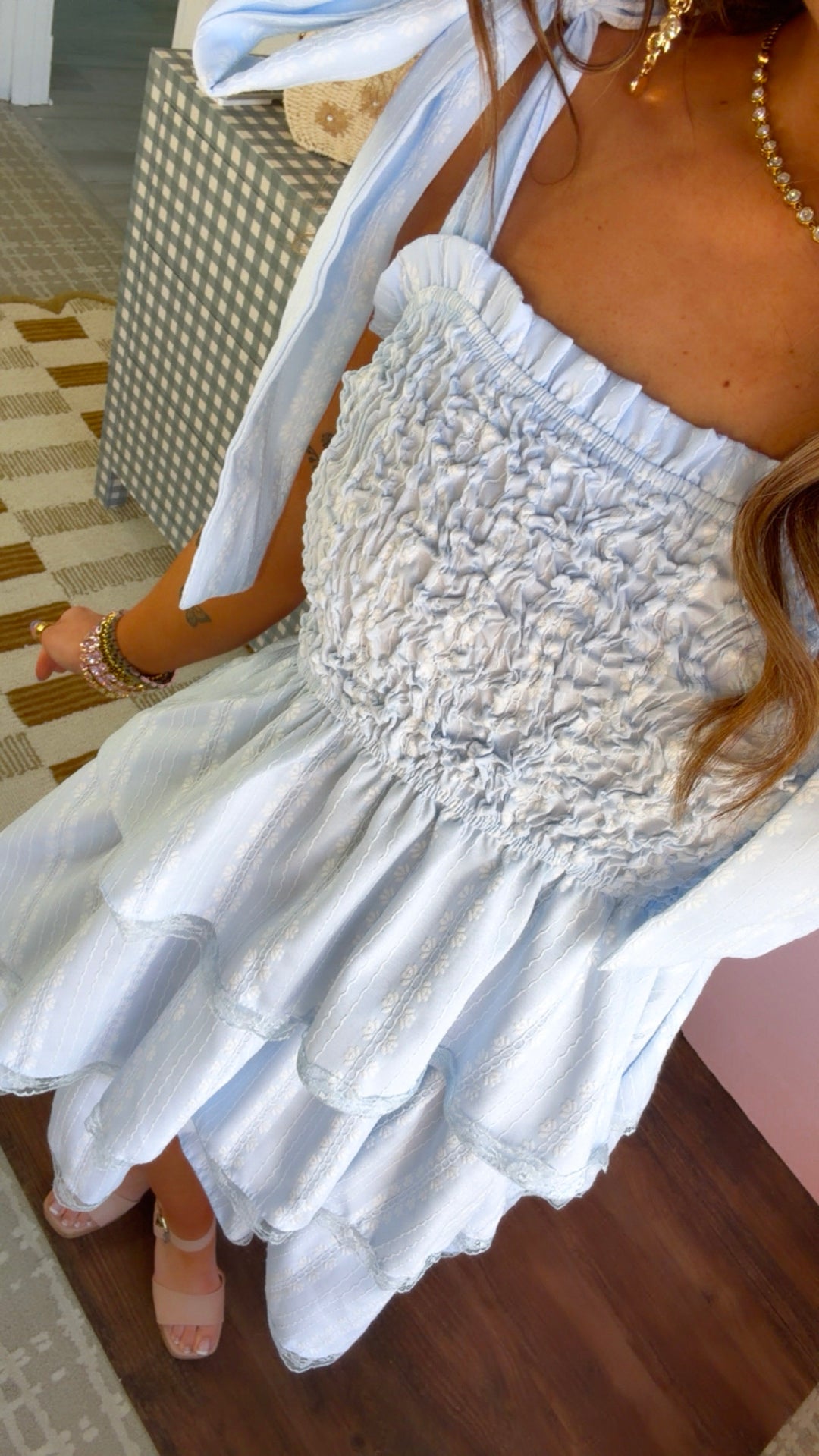 Sweet Darling Mini Dress, Lt.Blue