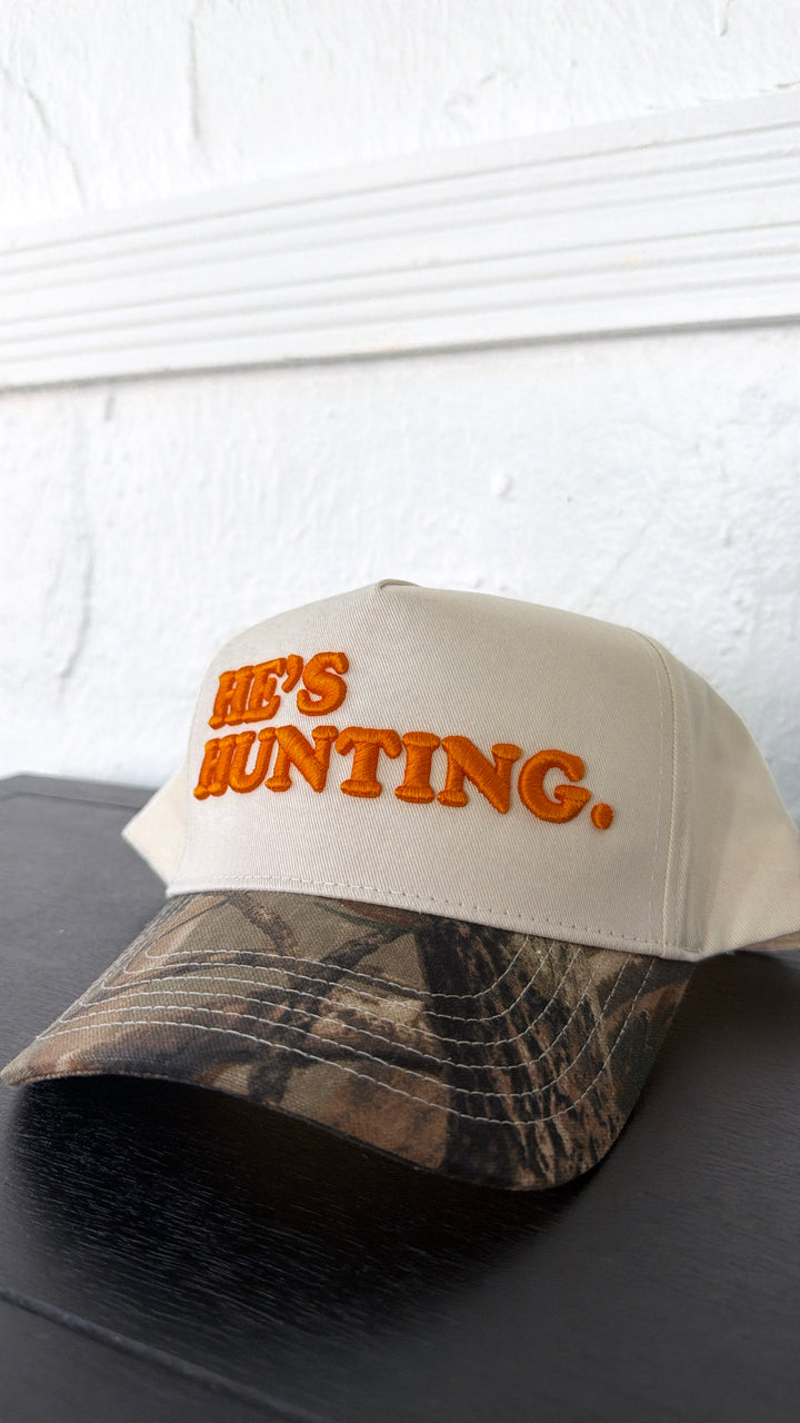 He's Hunting Trucker Hat