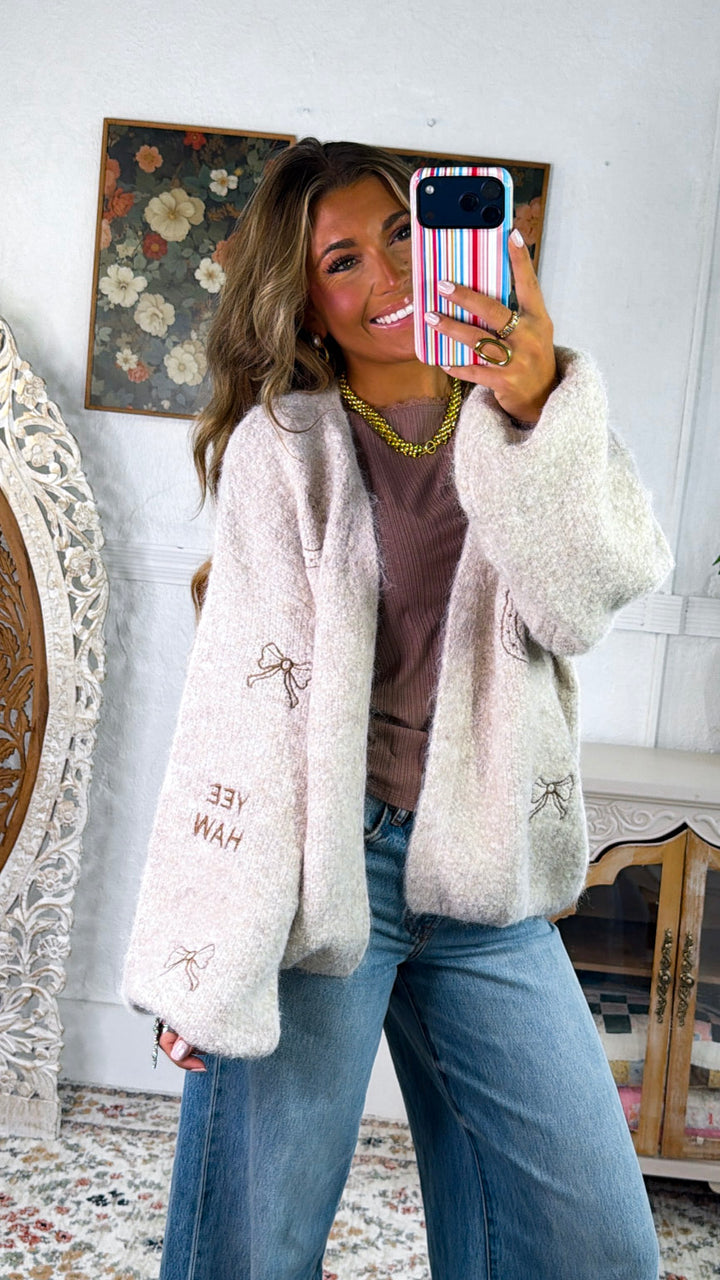 Best In Me Knit Cardigan, Oatmeal