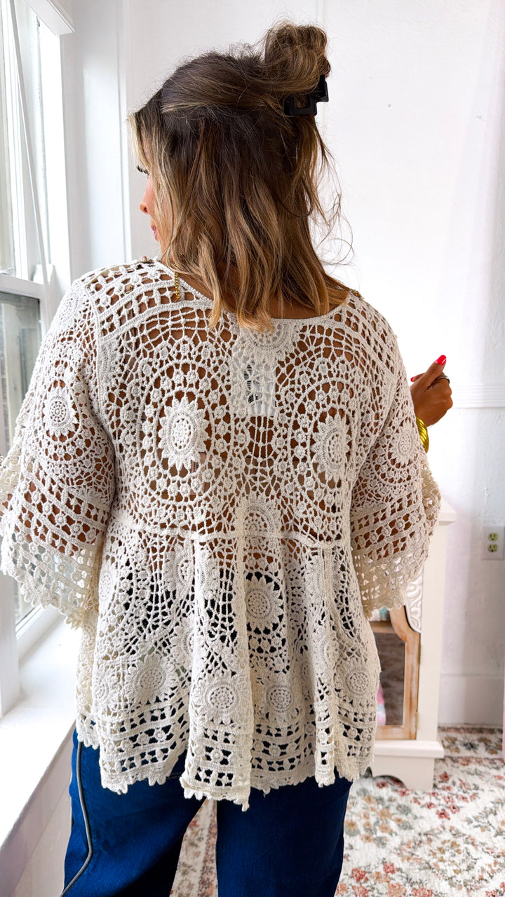 Sage & Sun Knit Top, Natural
