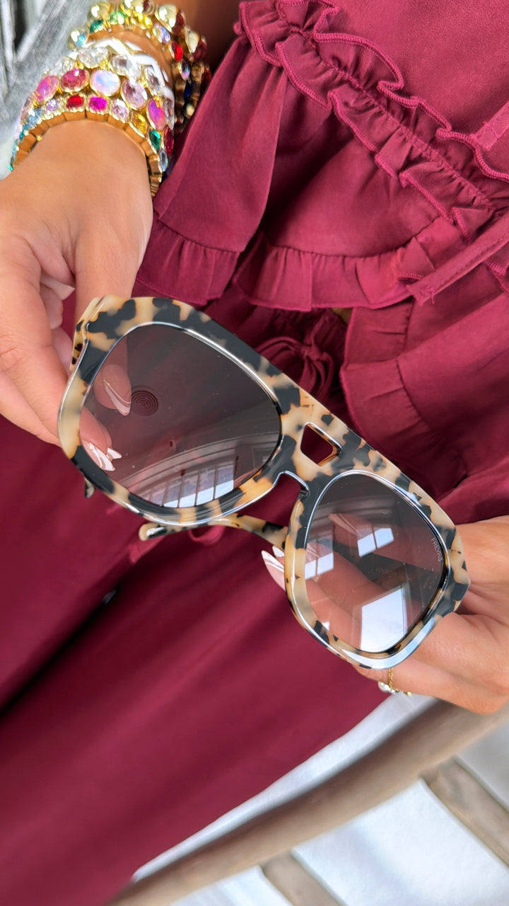 FREYRS- Voyager Sunglass, Milky Tortoise