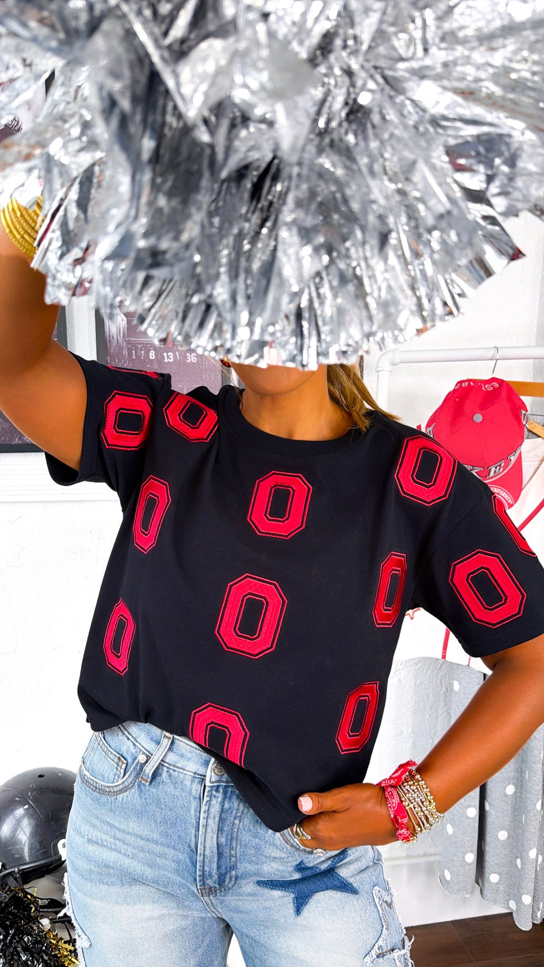 Block O OSU Team Logo Graphic Tee, Black