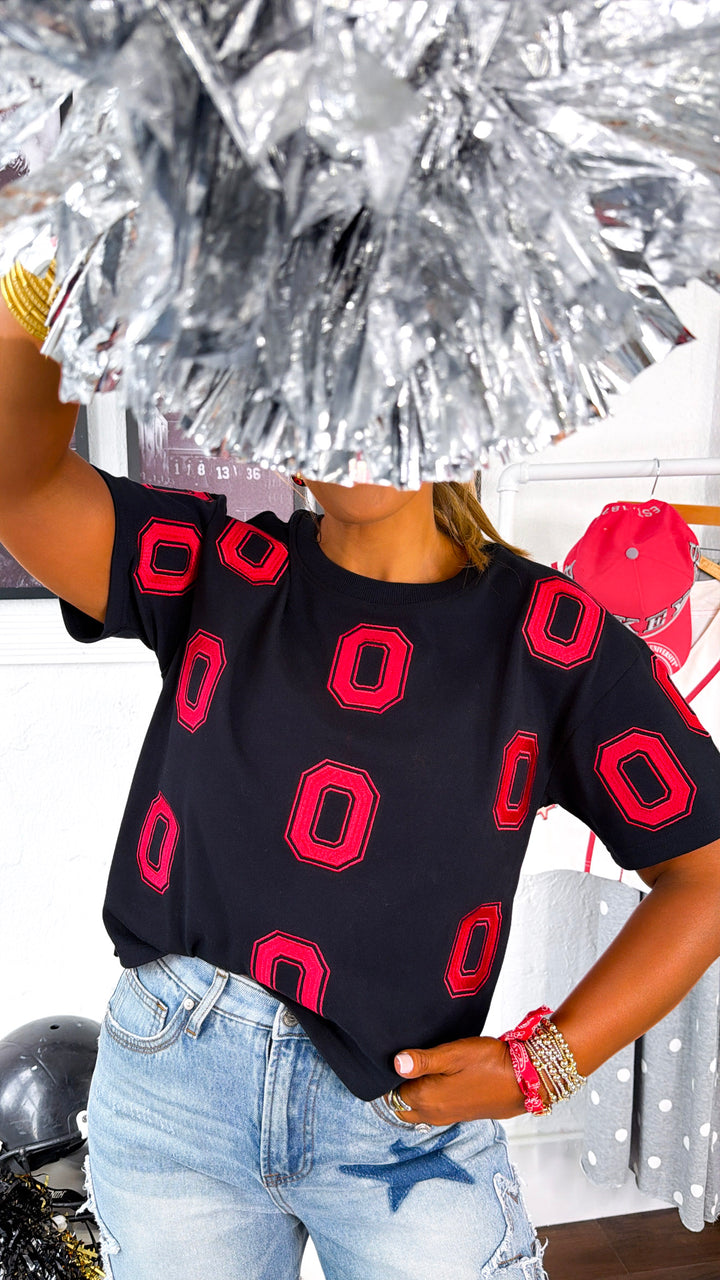 Block O OSU Team Logo Graphic Tee, Black