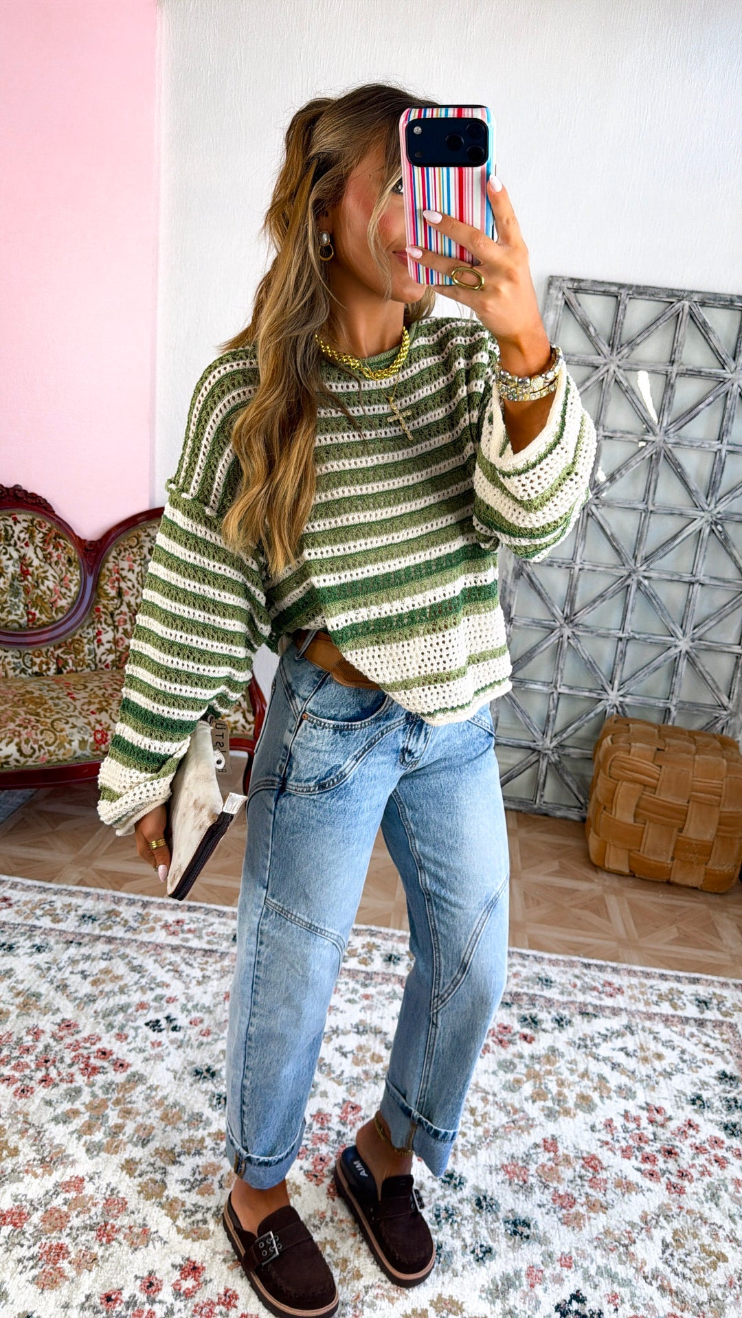 Ever After Knit Sweater, Dk.Sage