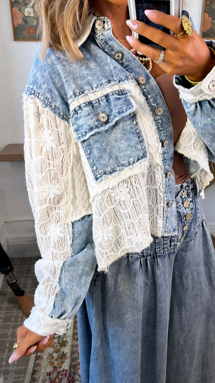 Savilla Springs Jacket, Denim Multi