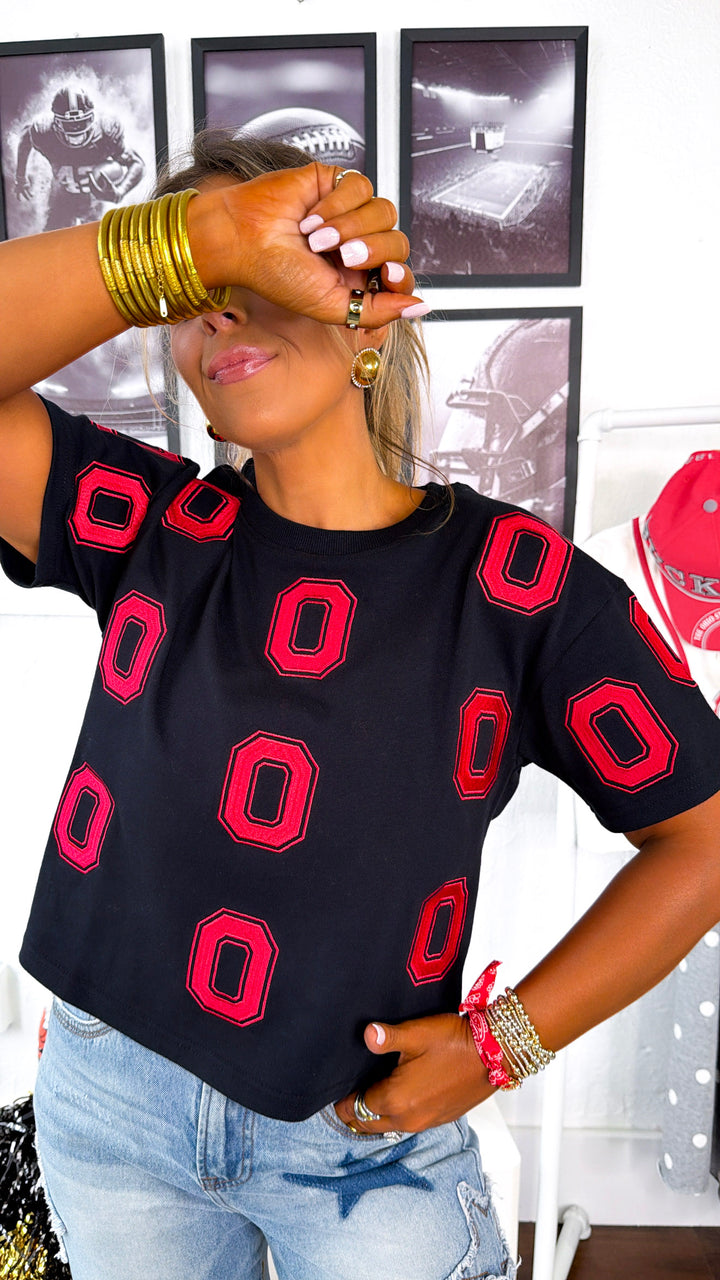 Block O OSU Team Logo Graphic Tee, Black