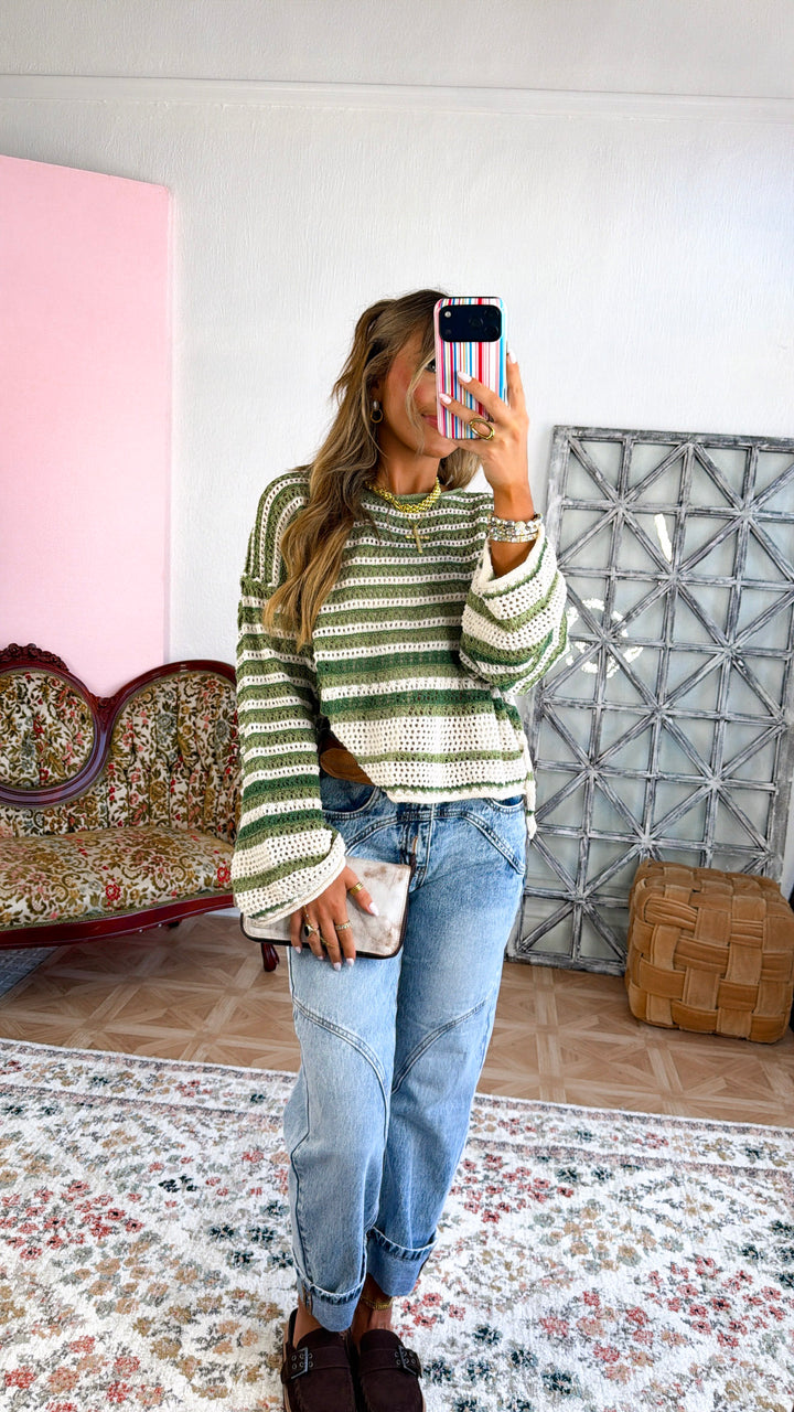 Ever After Knit Sweater, Dk.Sage