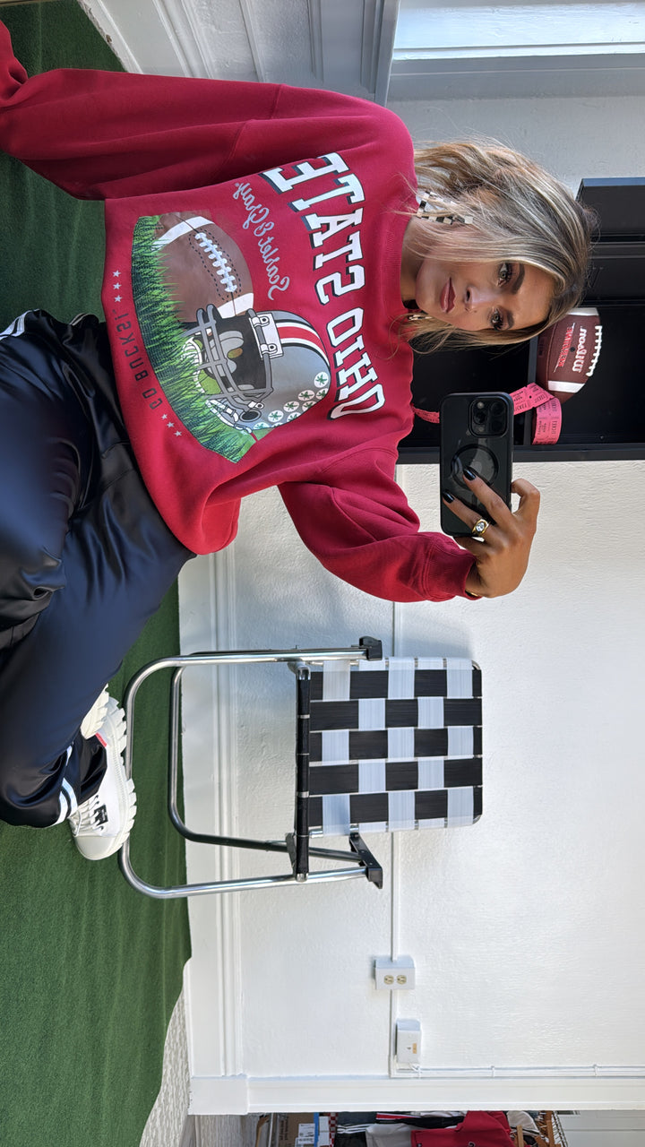 Buckeye Crewneck, Red