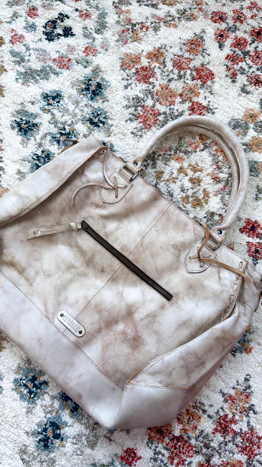 Rockaway Leather Tote, Nectar Lux
