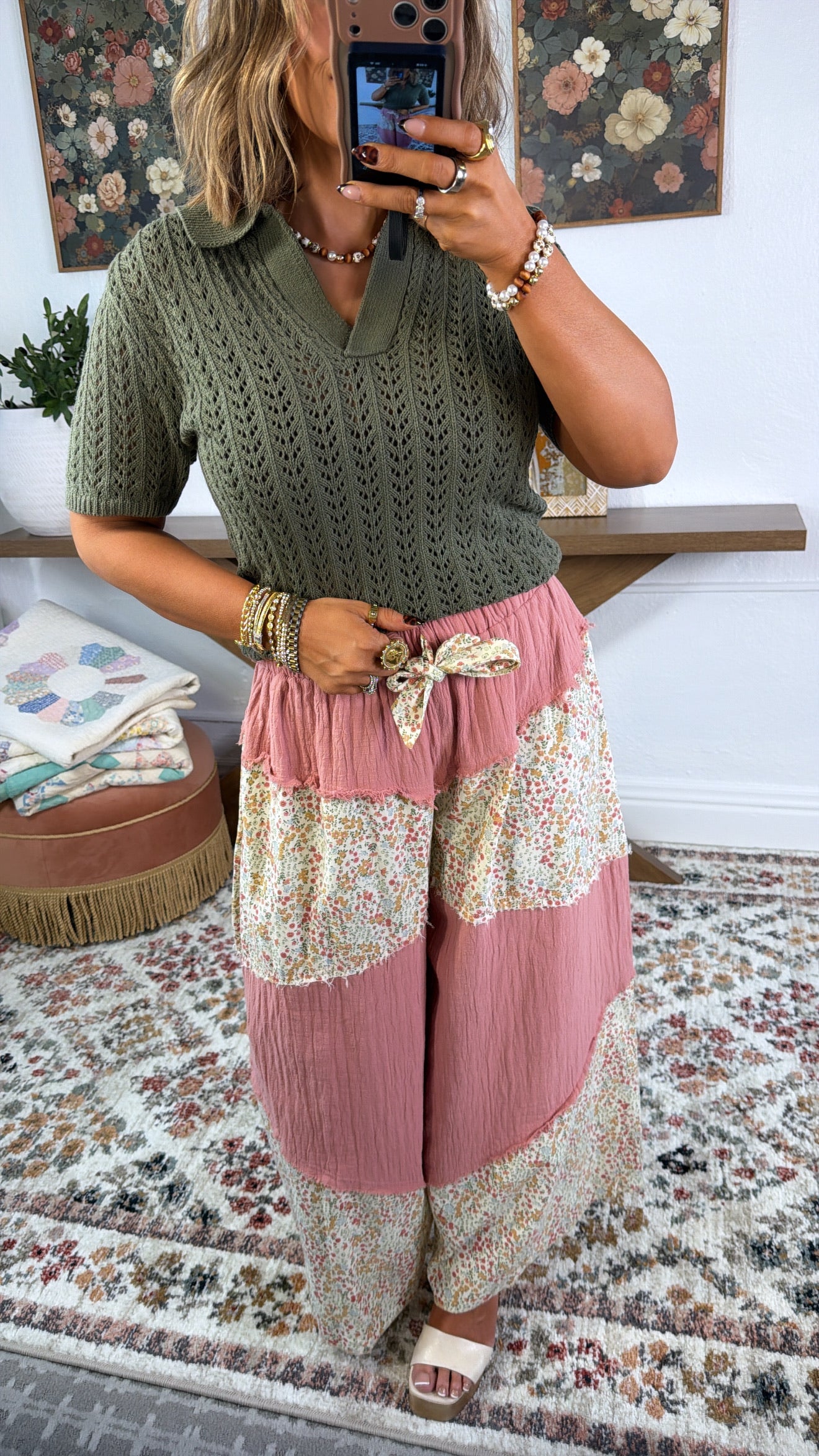 Wildflower Breeze Pant, Dusty Peach – Everyday Chic Boutique