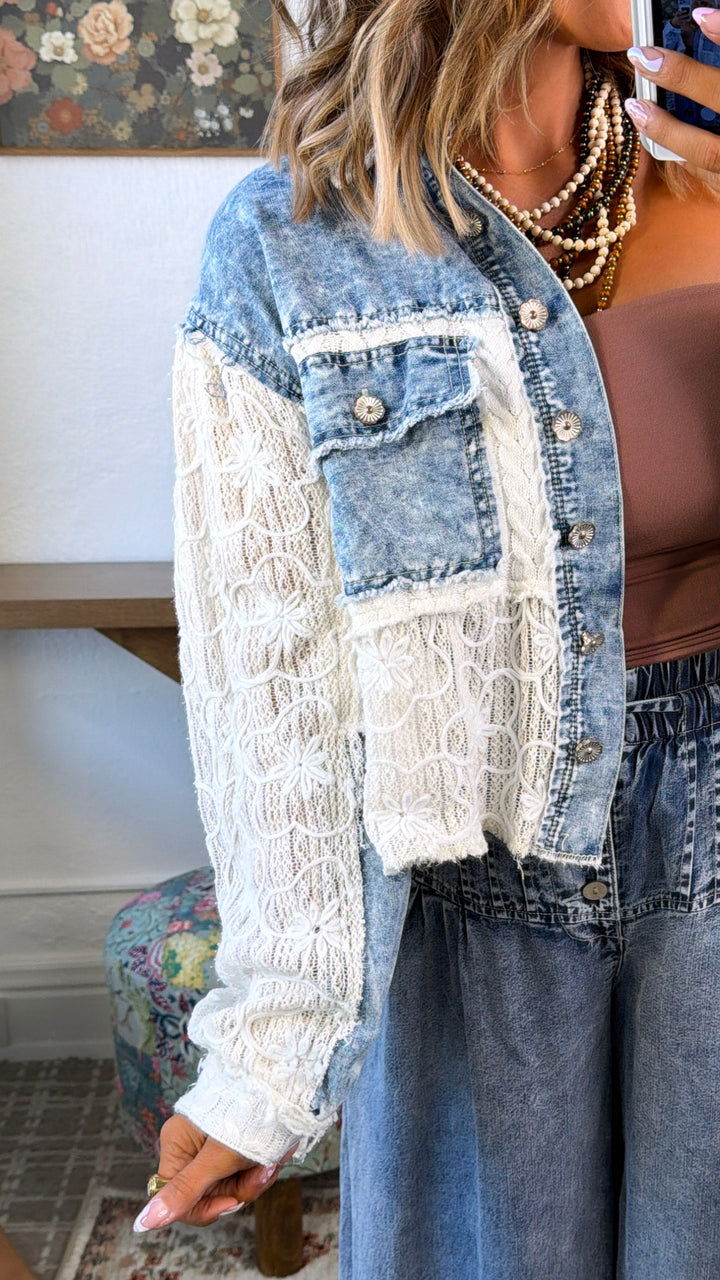 Savilla Springs Jacket, Denim Multi