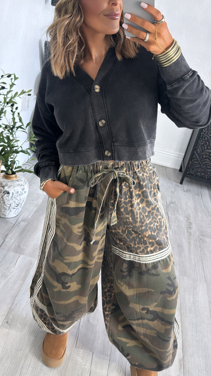 Morning Mist Knit Cardigan, Black