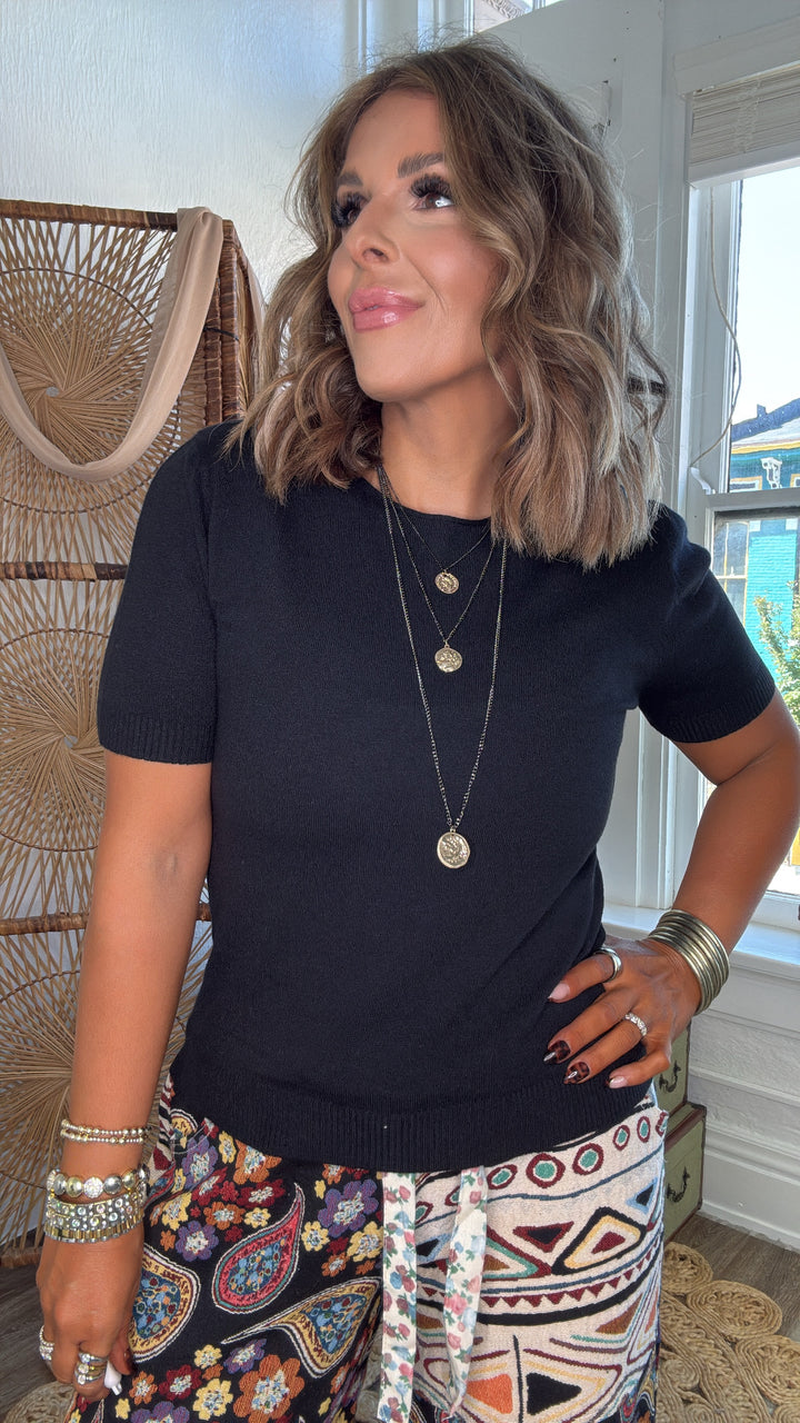 Soft Staple Basic Tee, Black