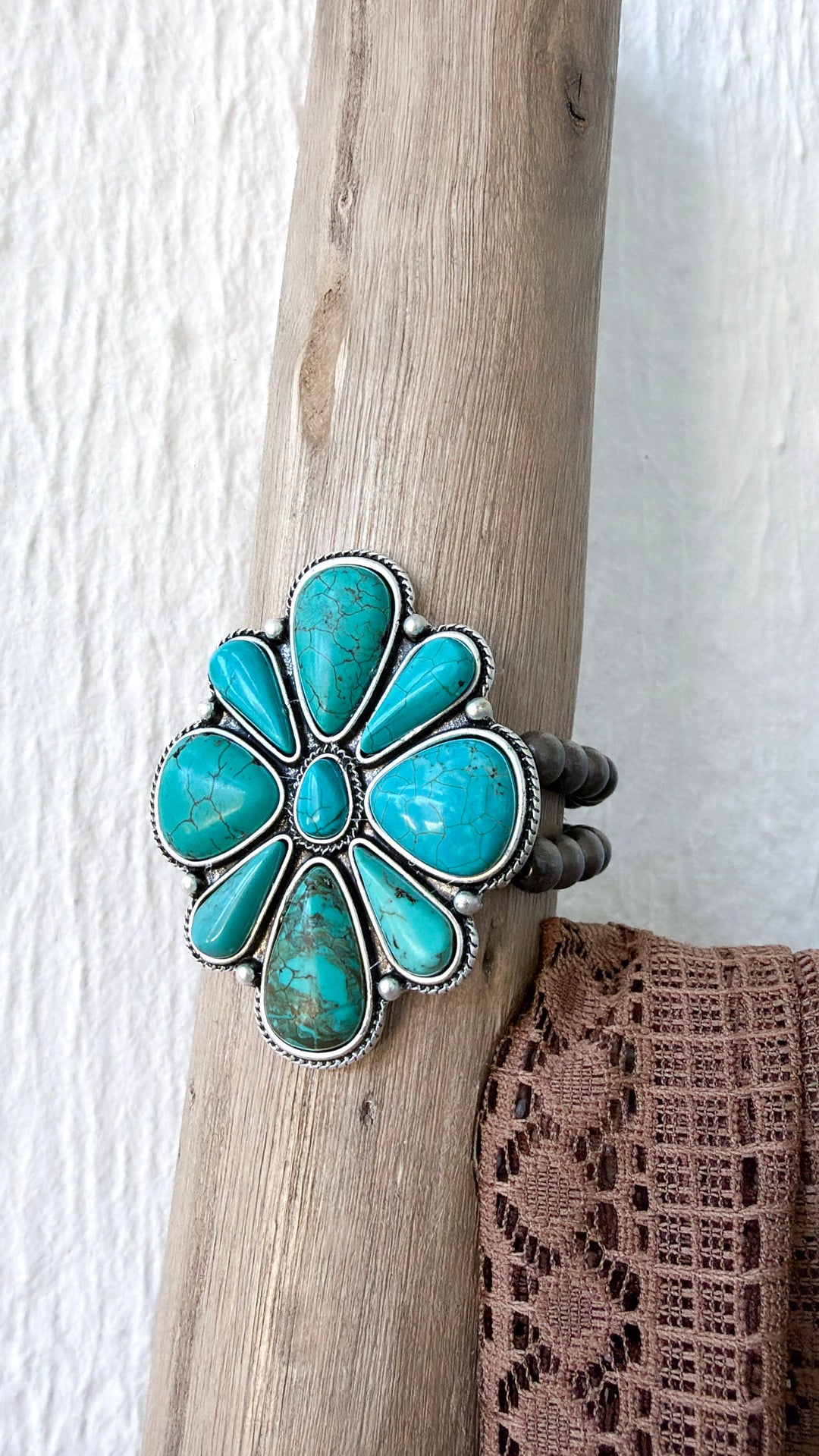Western Stretch Bracelet, Turquoise