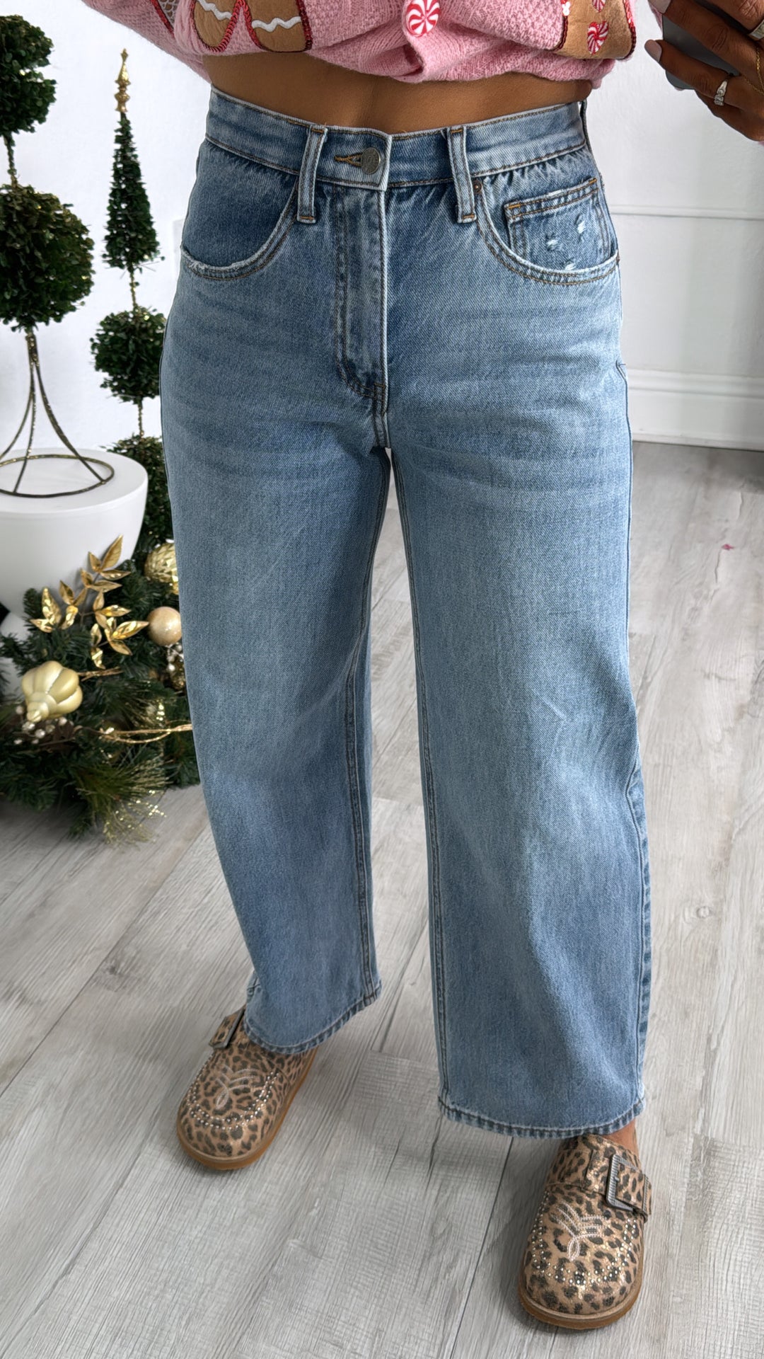 Callum Denim Barrels, Medium Light