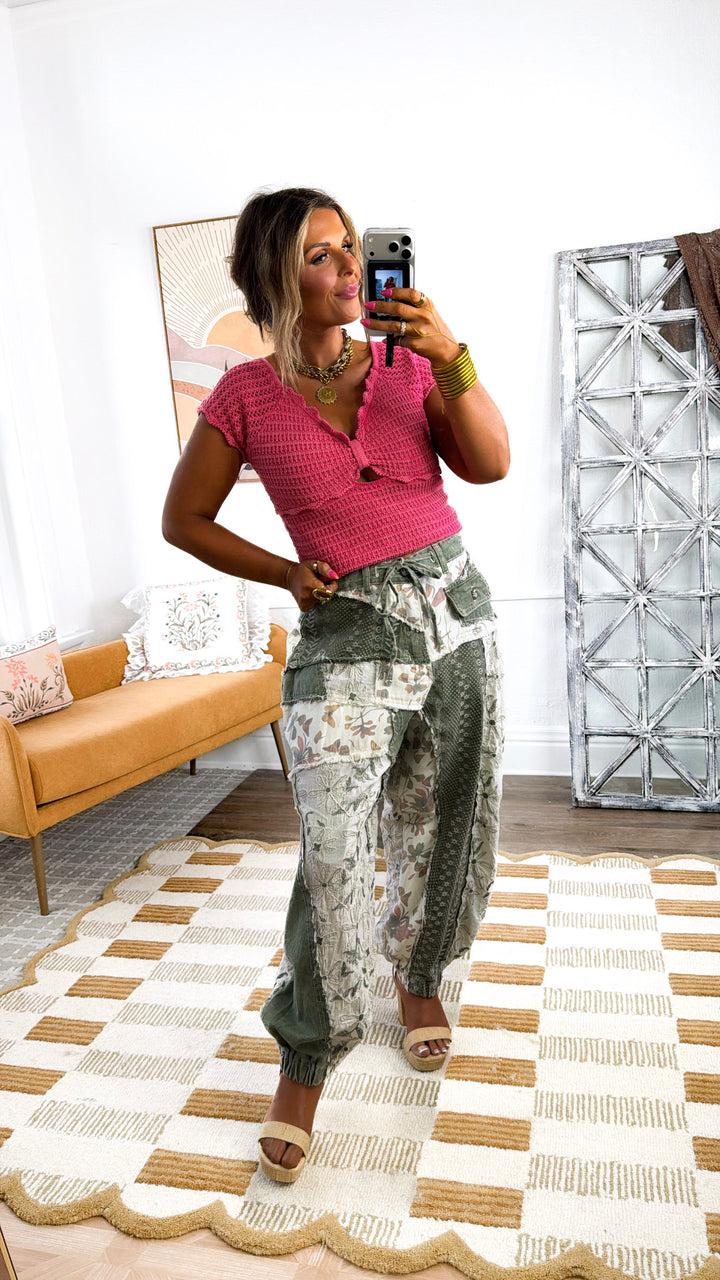 Amber Dusk Joggers, Olive