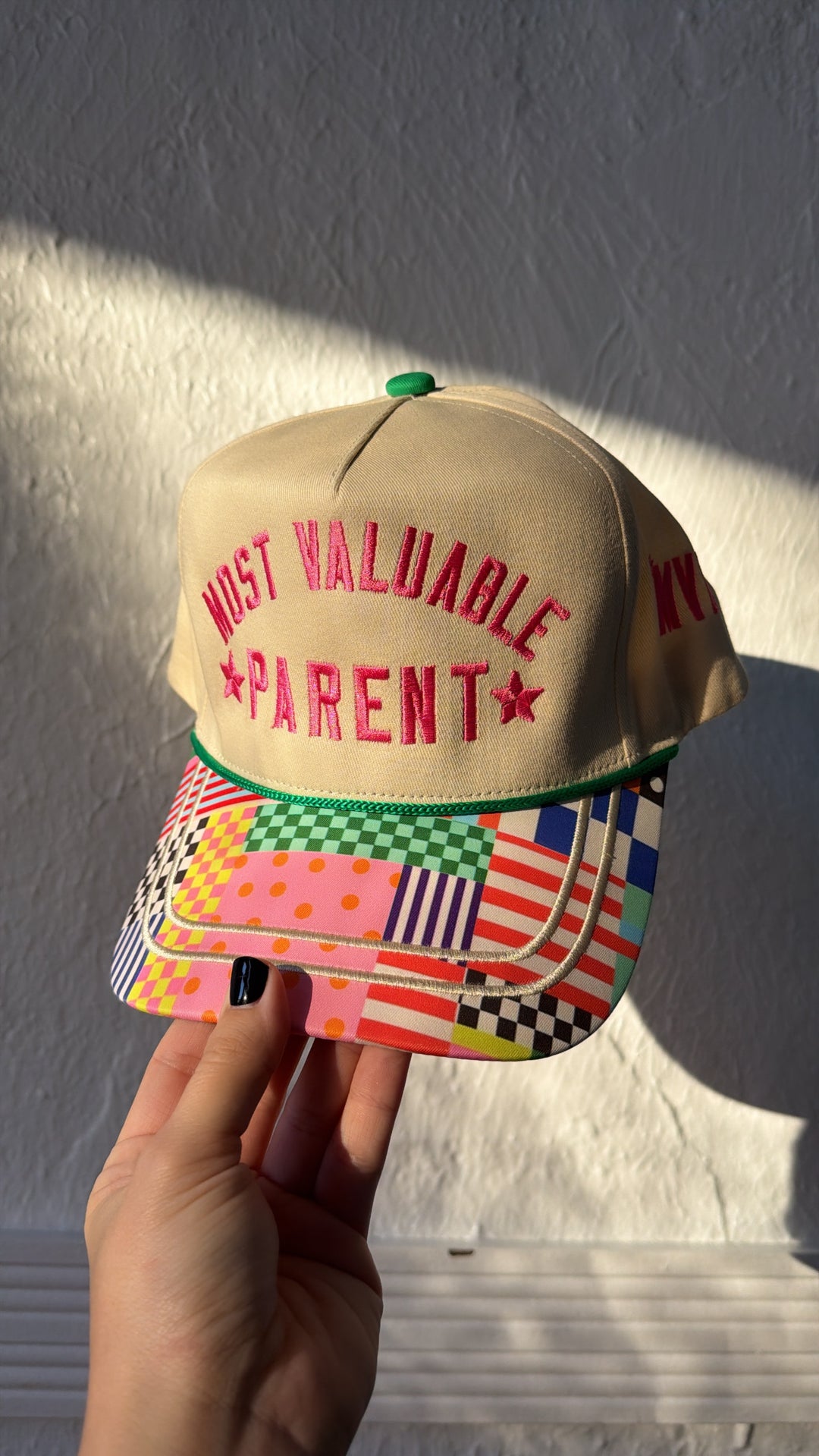 Most Valuable Parent Trucker Hat, Natural