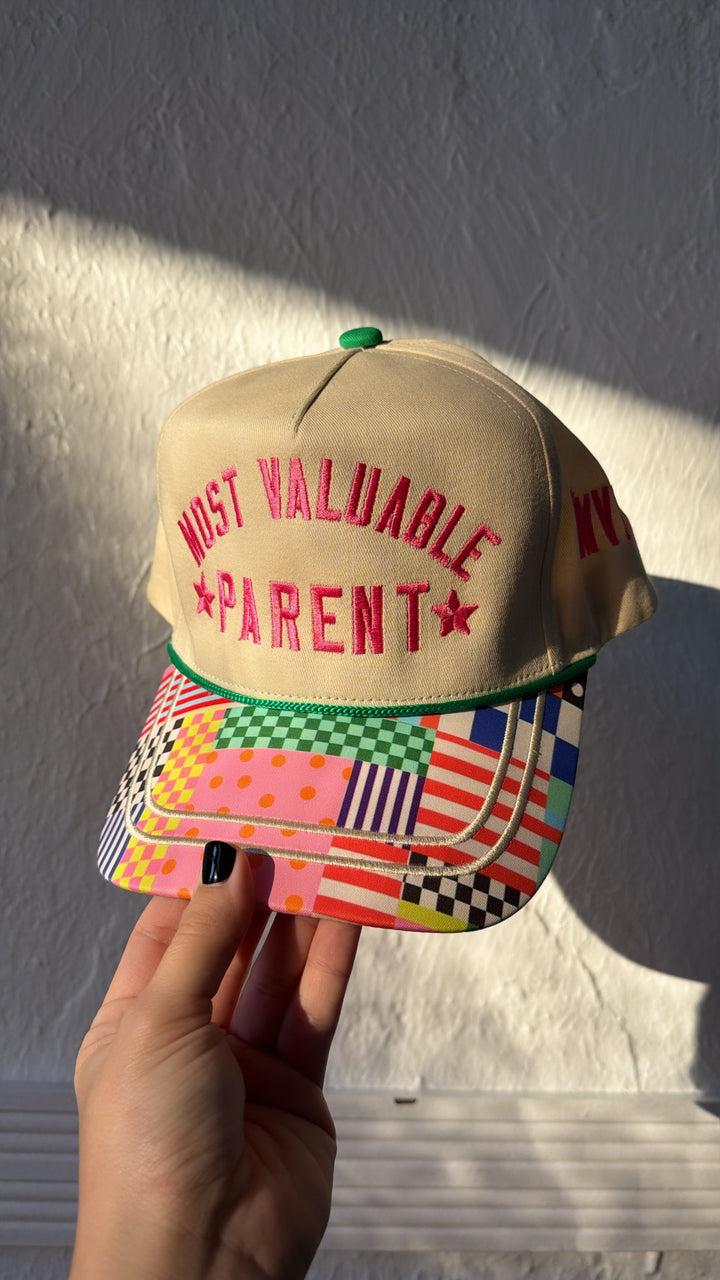 Most Valuable Parent Trucker Hat, Natural