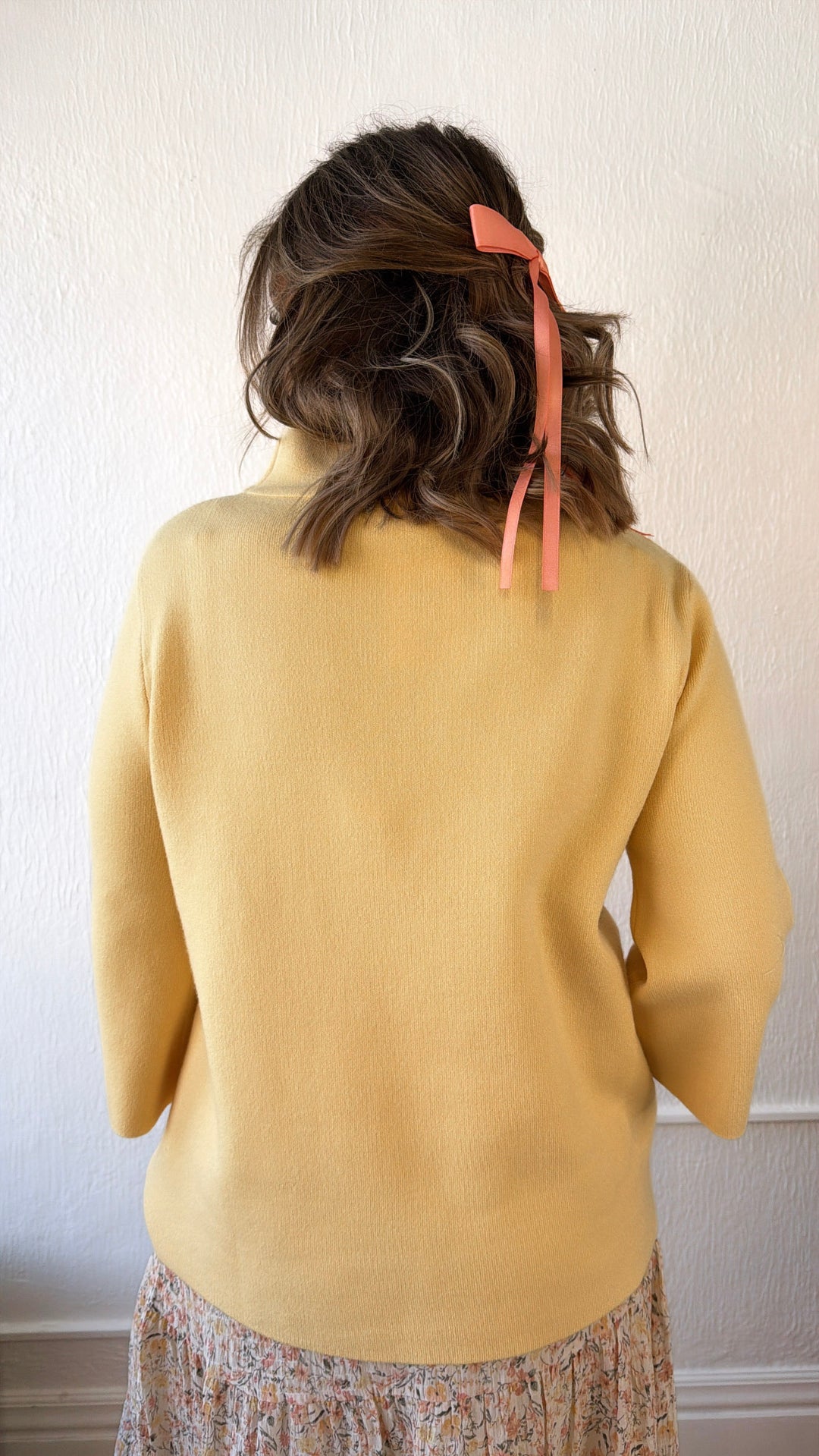 Slate Edit Knit Sweater, Mellow Yellow