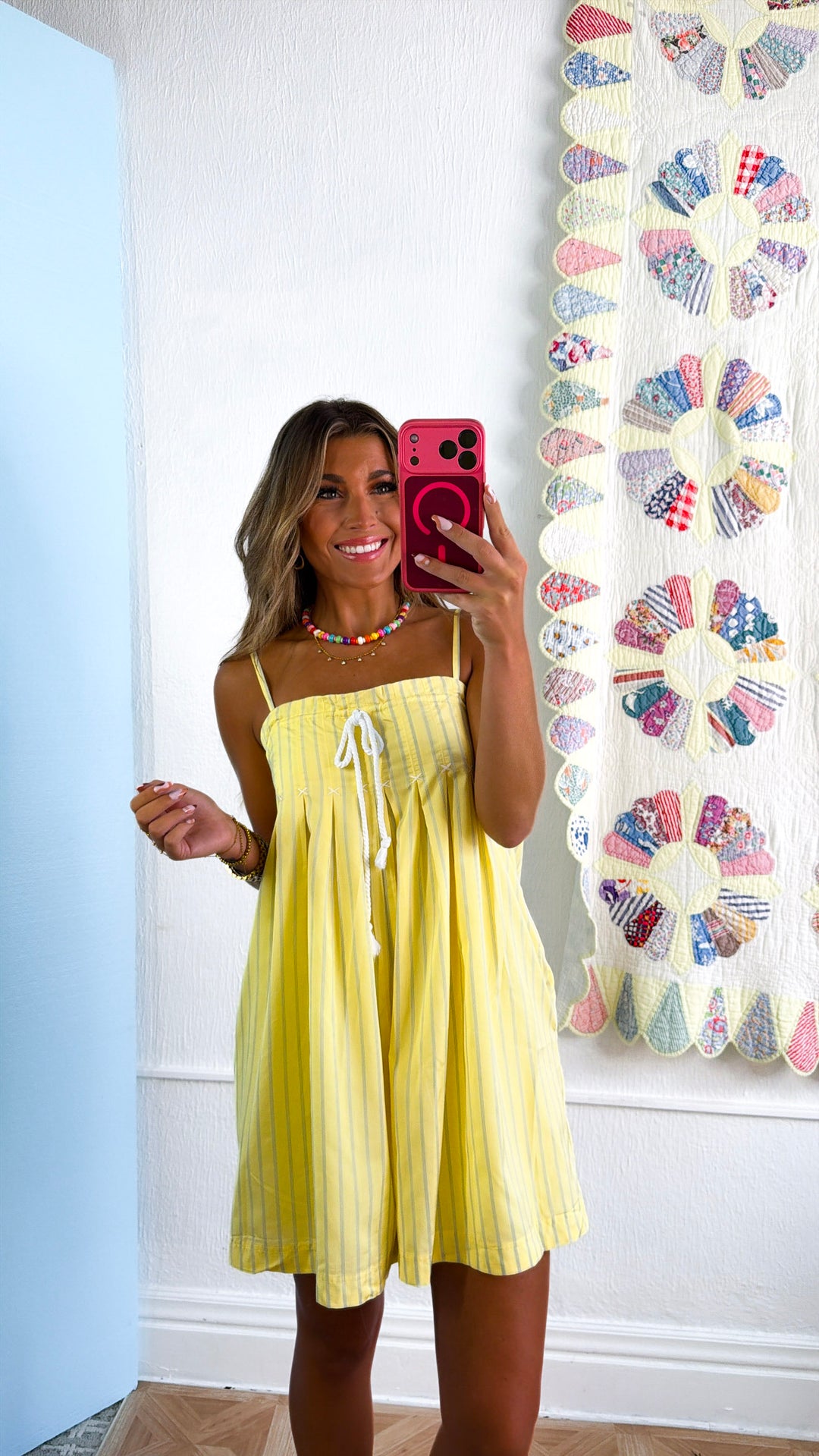 Lovely Sunshine Romper, Daisy/Sky