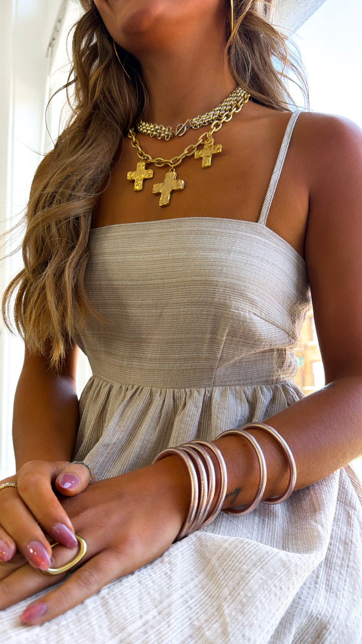 Dorothea Midi Dress, Sand