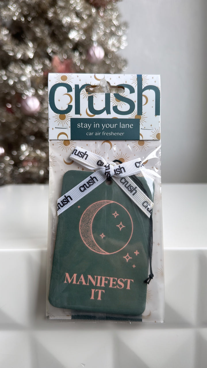 Stay In Your Lane Car Air Freshener - Manifest It - Cinnamon Spice