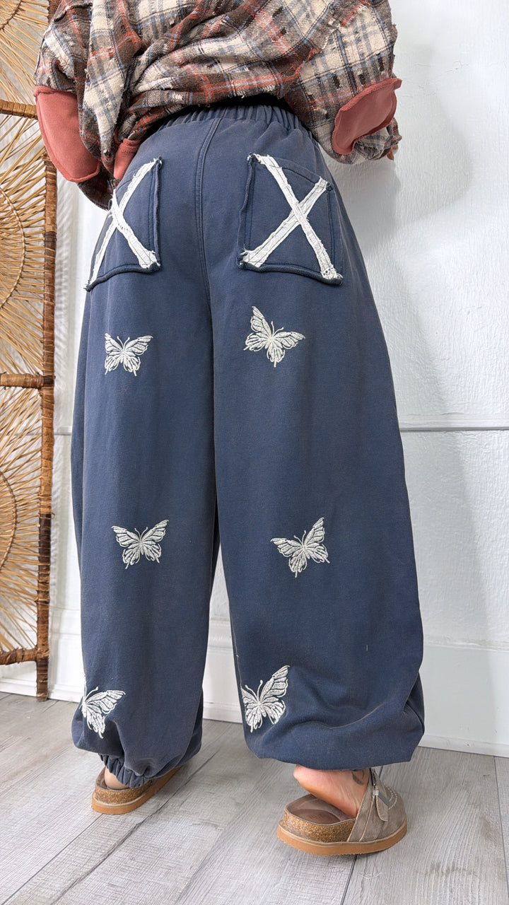 Free Fly Butterfly Jogger, Navy