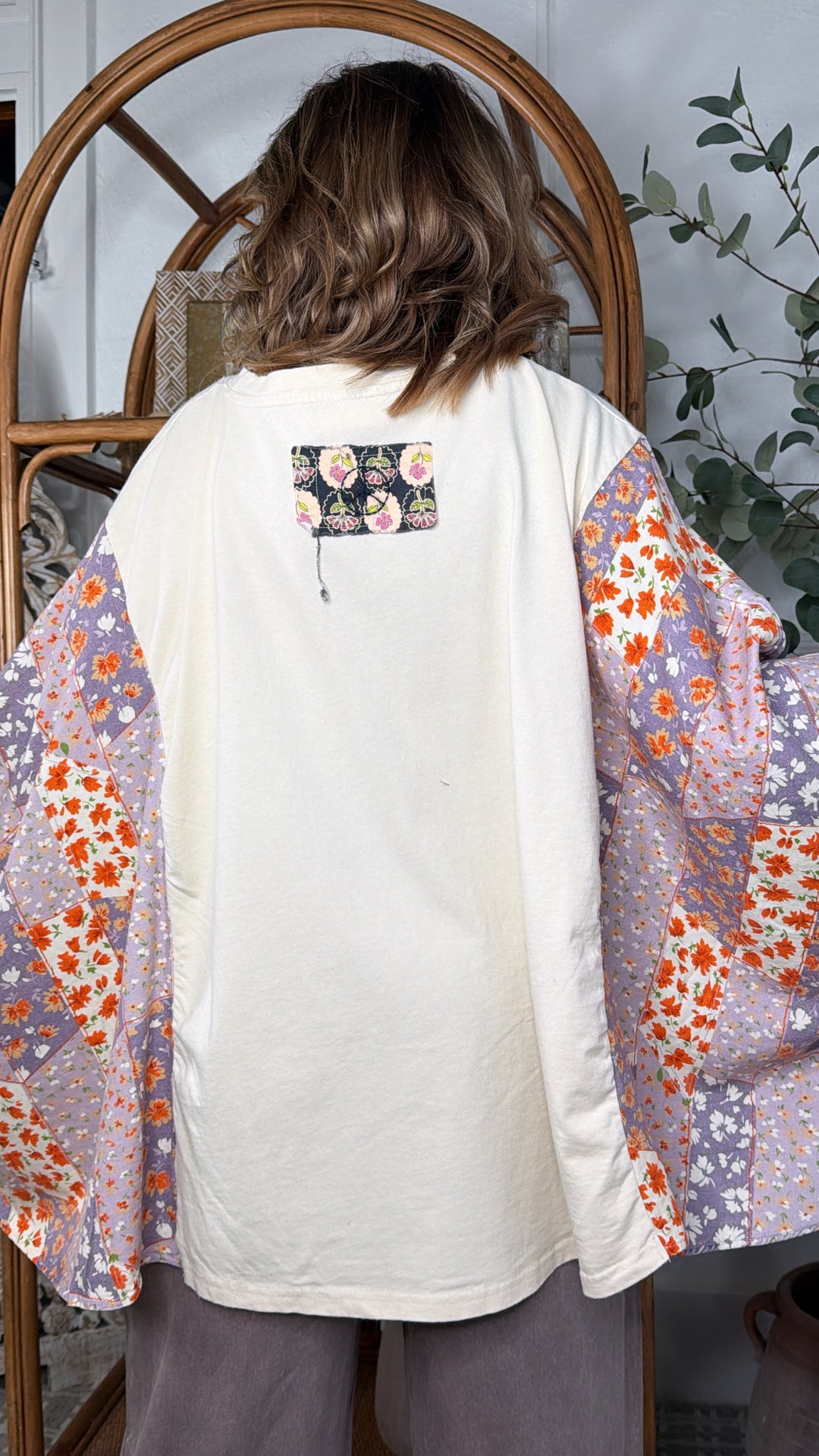 Peace & Love Flower Patch Top, Multi