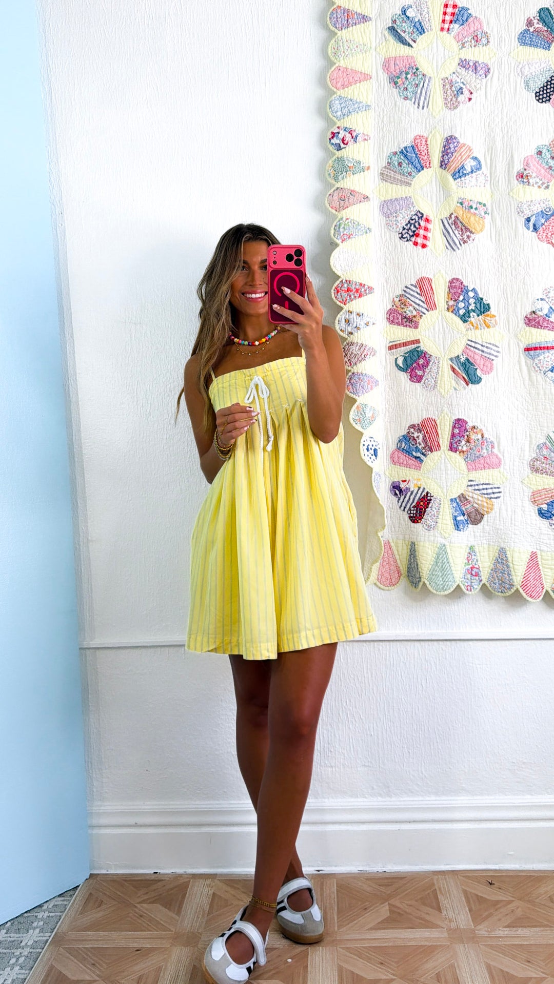 Lovely Sunshine Romper, Daisy/Sky