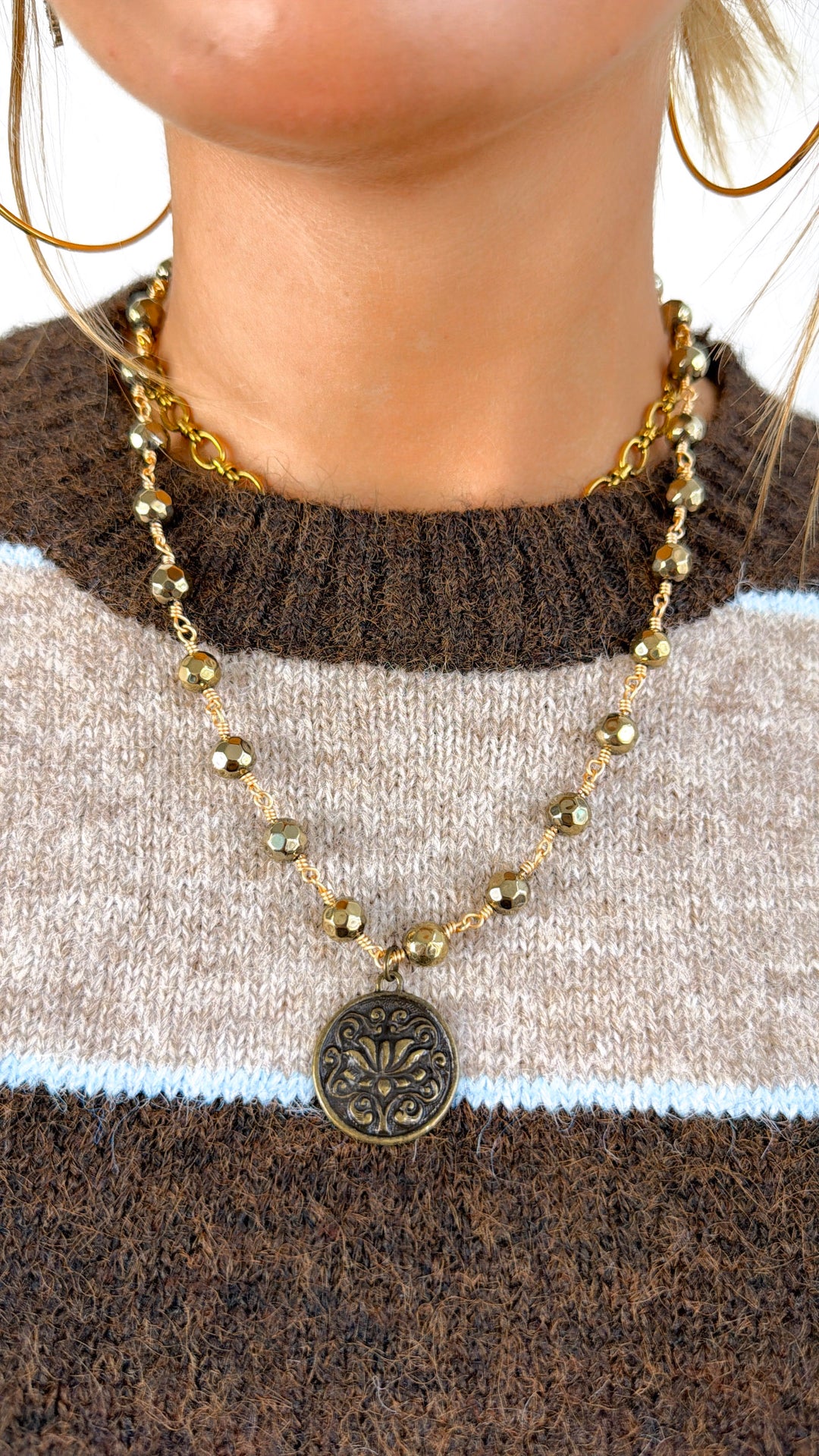 Talus Bronze Necklace