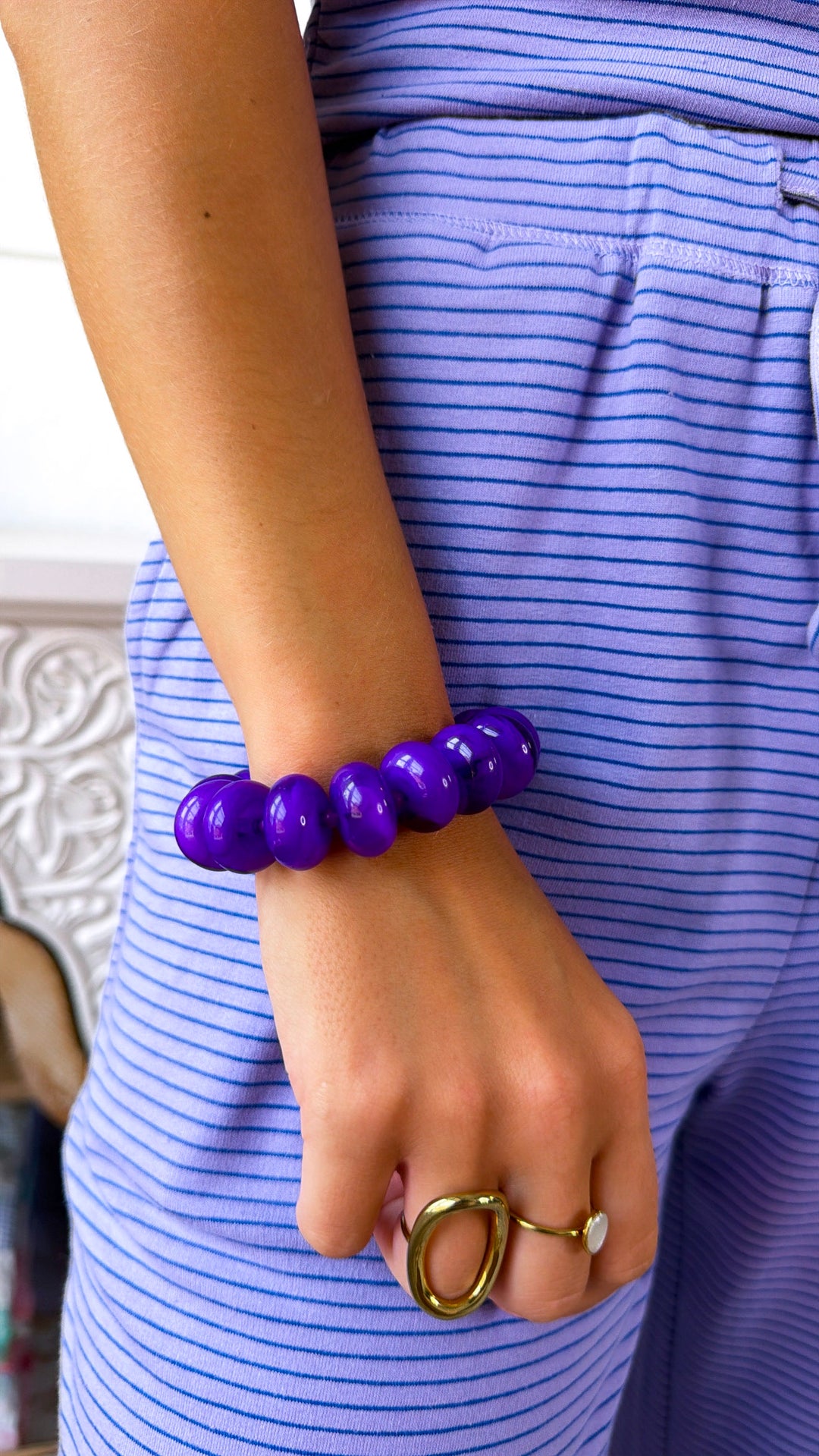 Sugar Bead Set, Purple