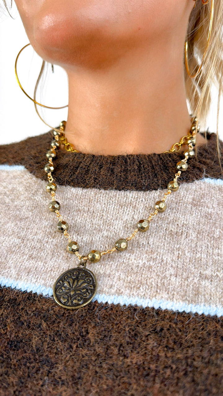 Talus Bronze Necklace