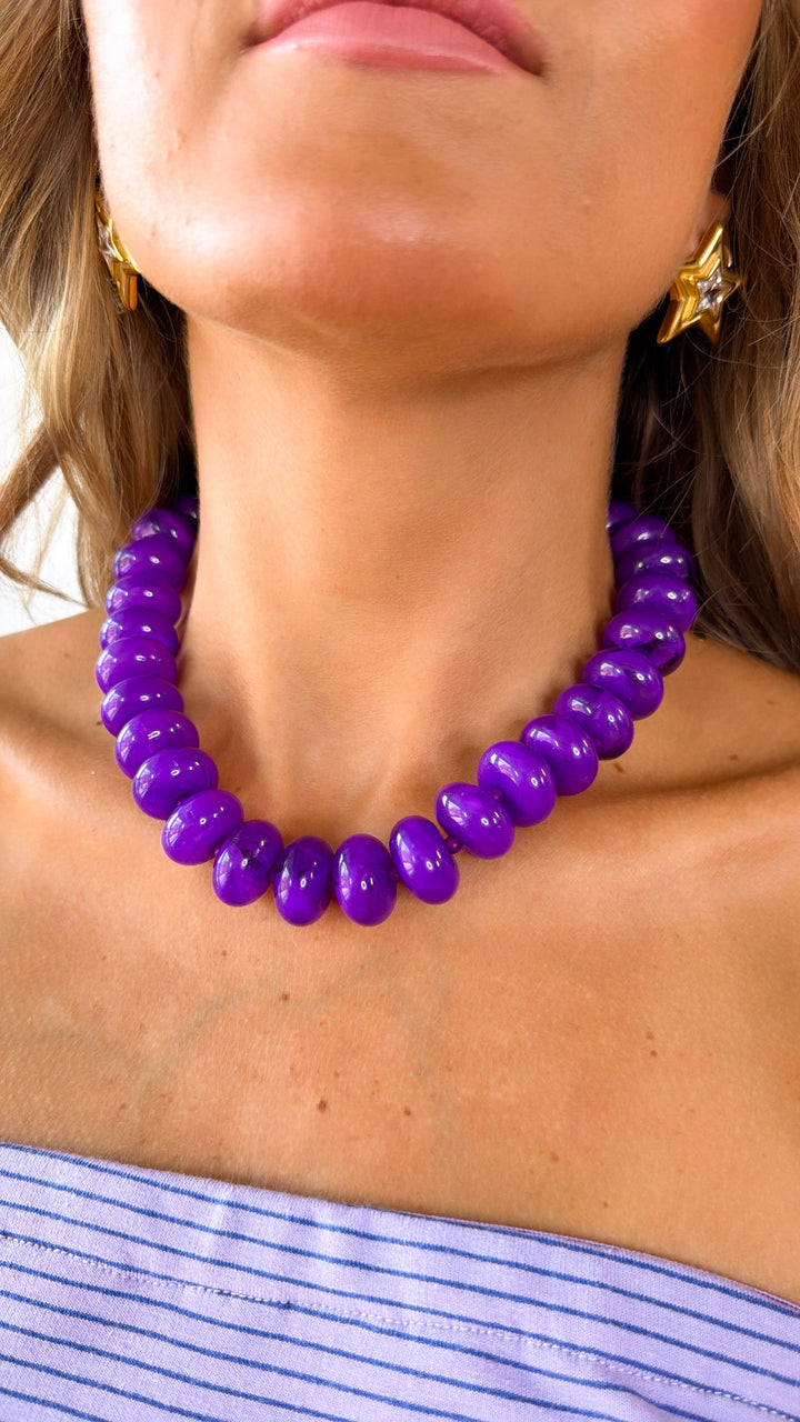 Sugar Bead Set, Purple