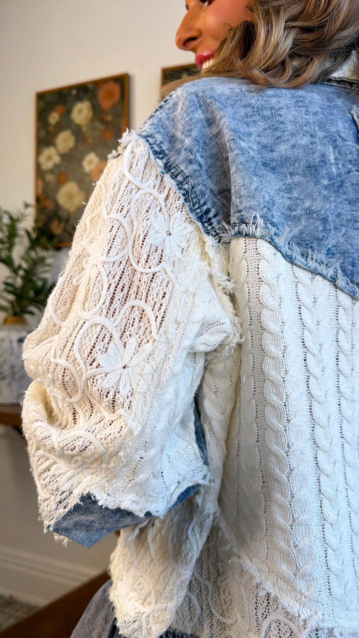 Savilla Springs Jacket, Denim Multi