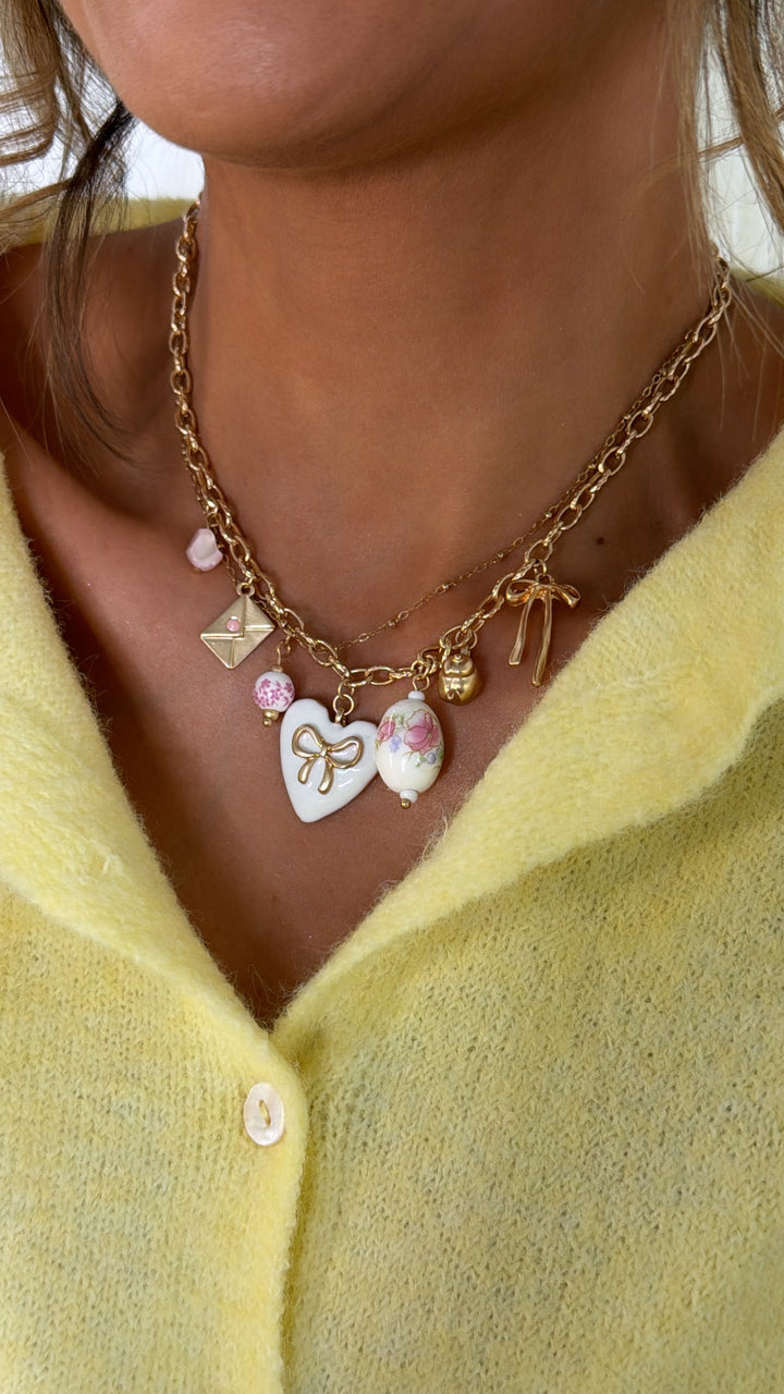 Bow Charm Necklace