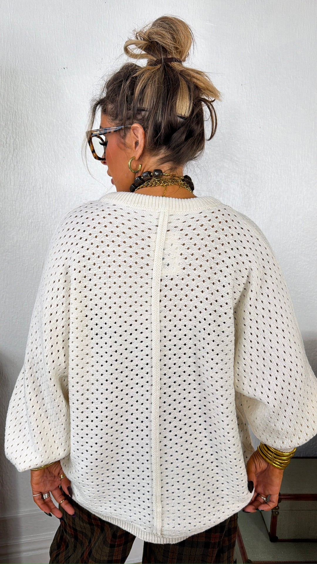 Ruby & Knit Sweater, Cream