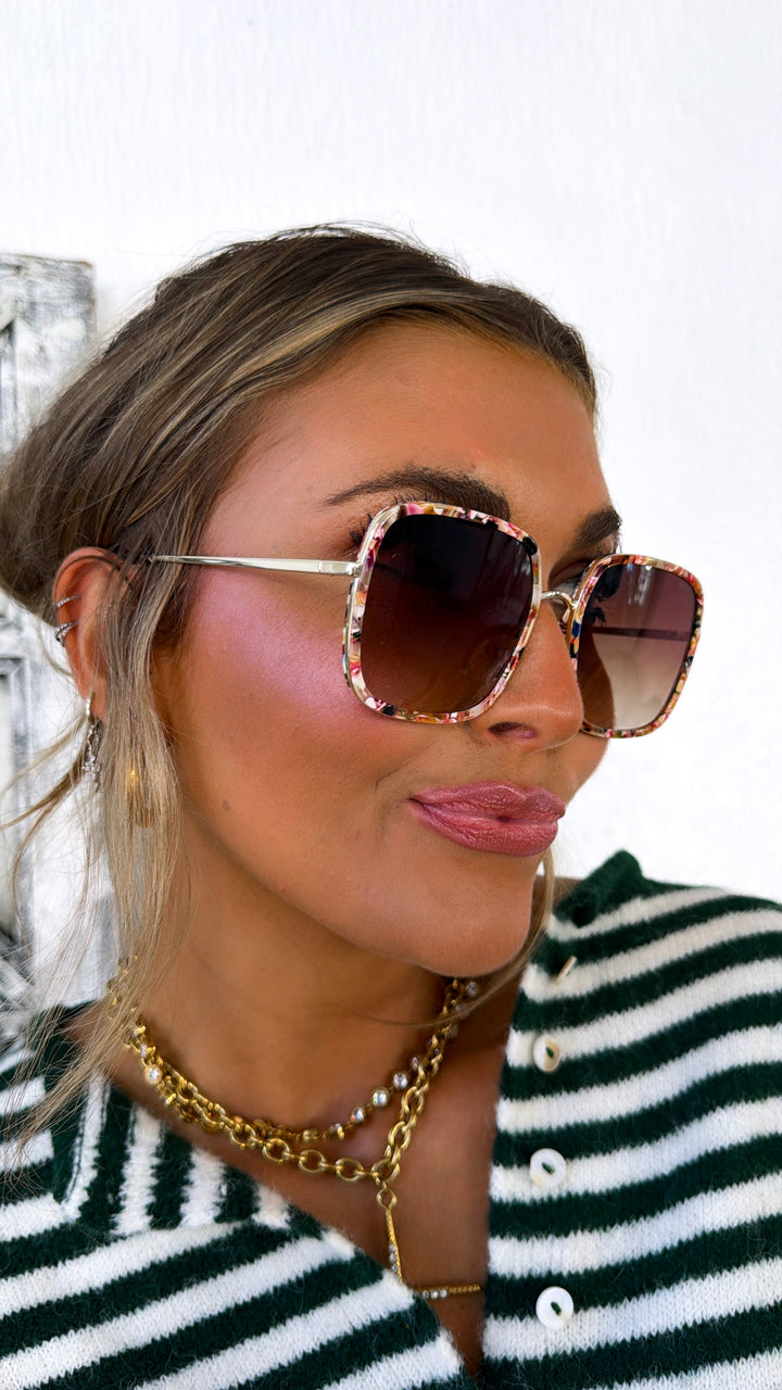 FREYRS: Cosmo Acetate Womens Square Sunglasses