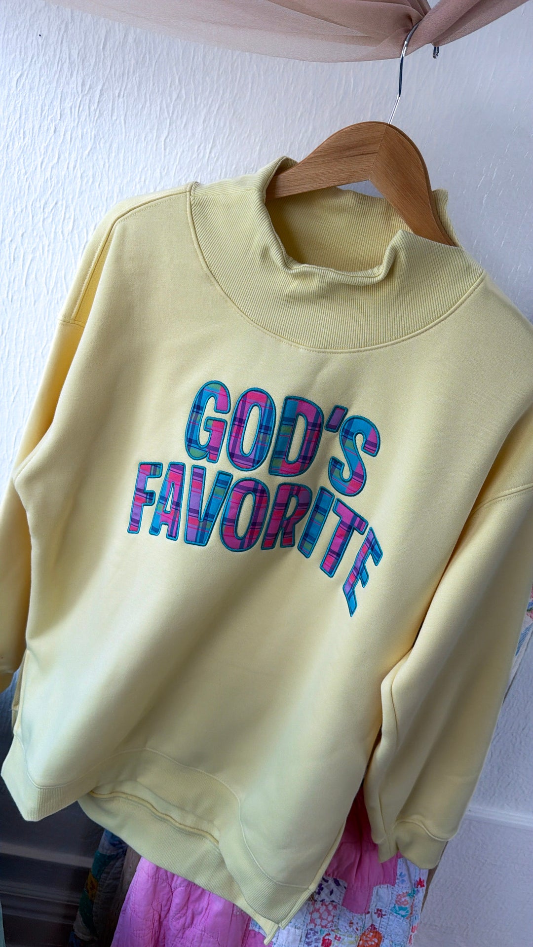 God's Favorite Mockneck, Yellow