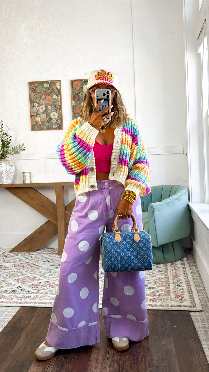 Fever Dream Wide Leg Pants, Lavender